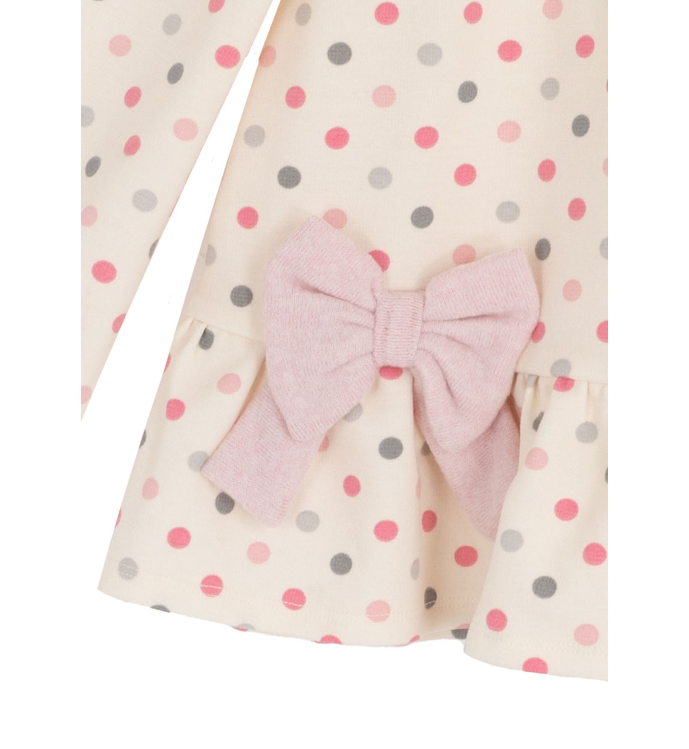 Toddler Girls Dot Bow Top and Leggings Set