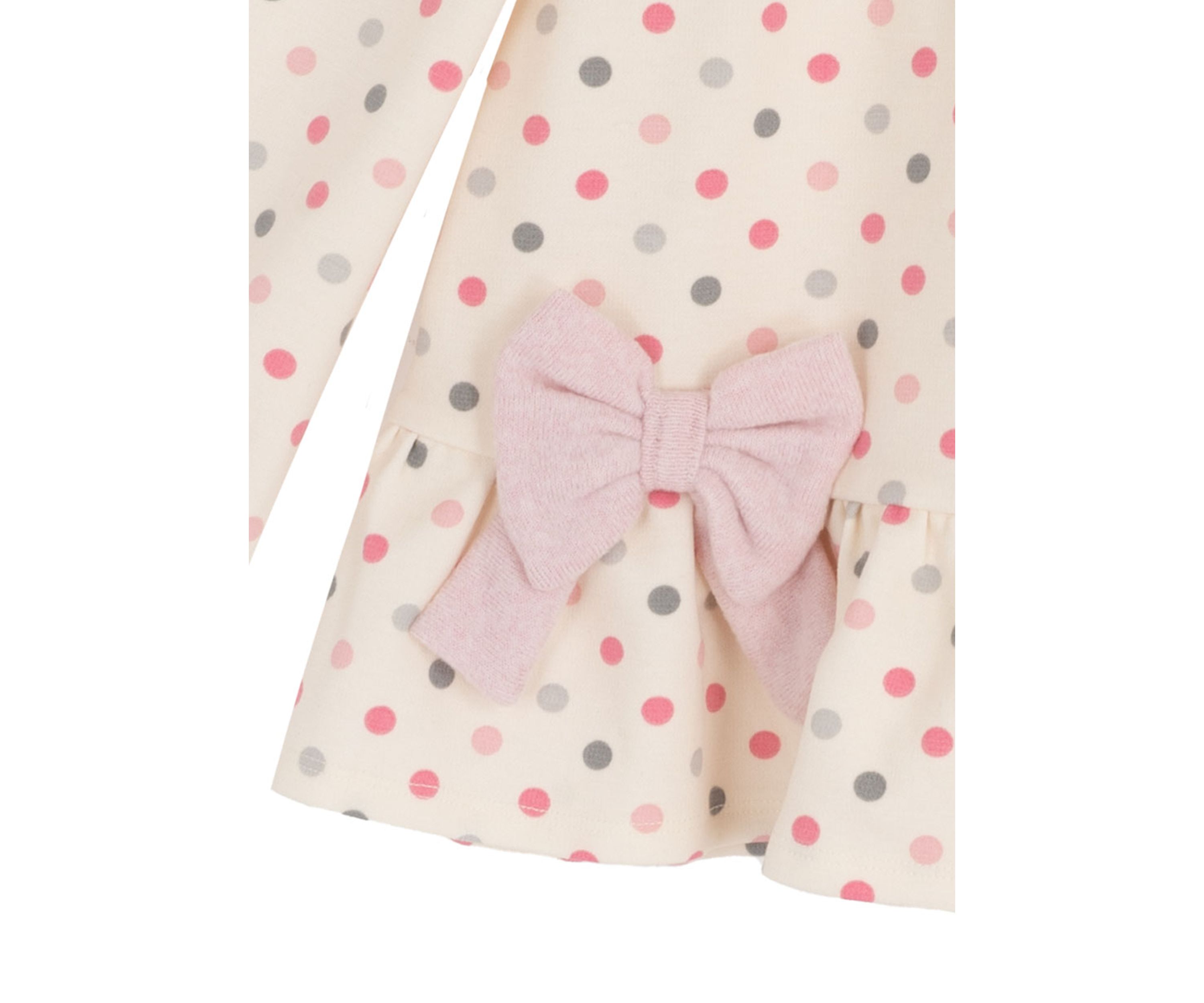 Toddler Girls Dot Bow Top and Leggings Set