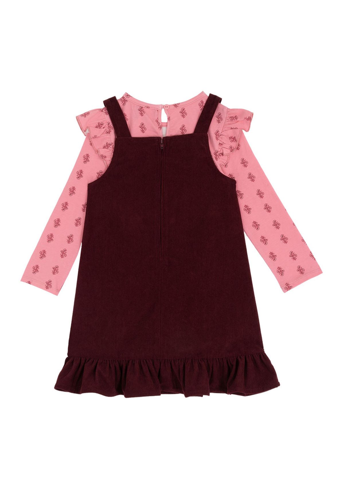Toddler Girls Horse Jumper Dress Set