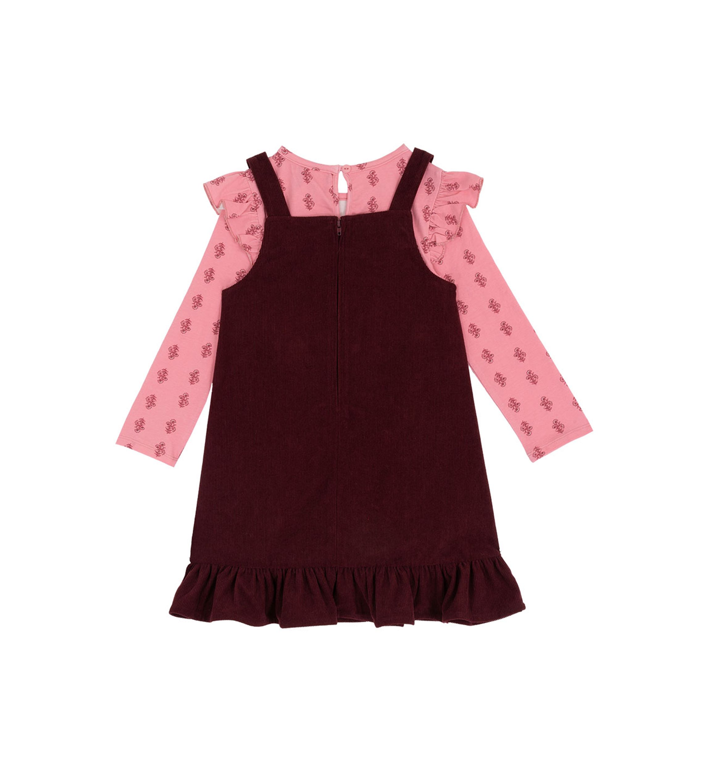 Toddler Girls Horse Jumper Dress Set