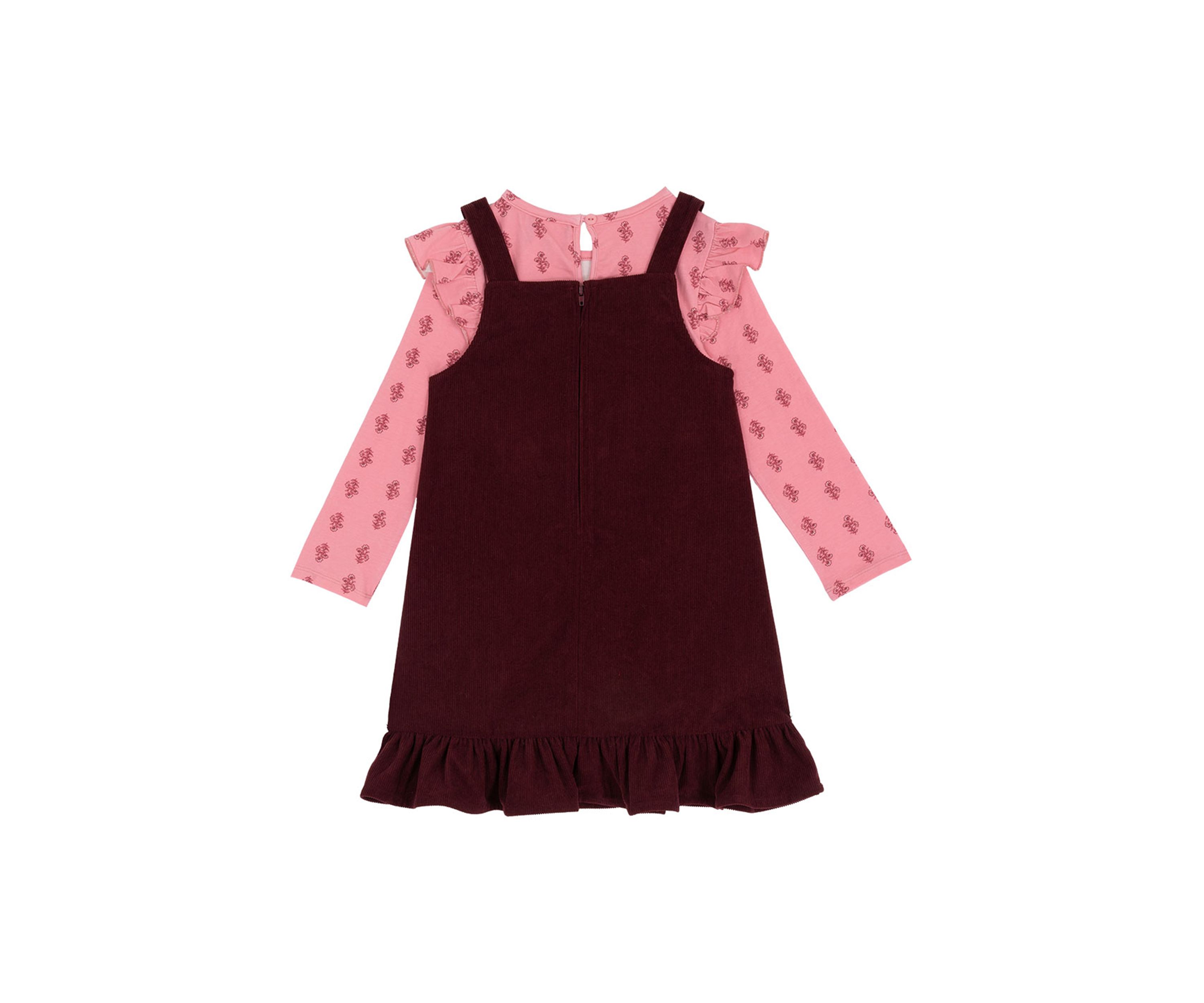 Toddler Girls Horse Jumper Dress Set