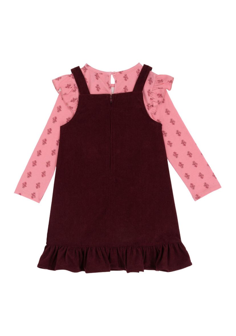 Toddler Girls Horse Jumper Dress Set