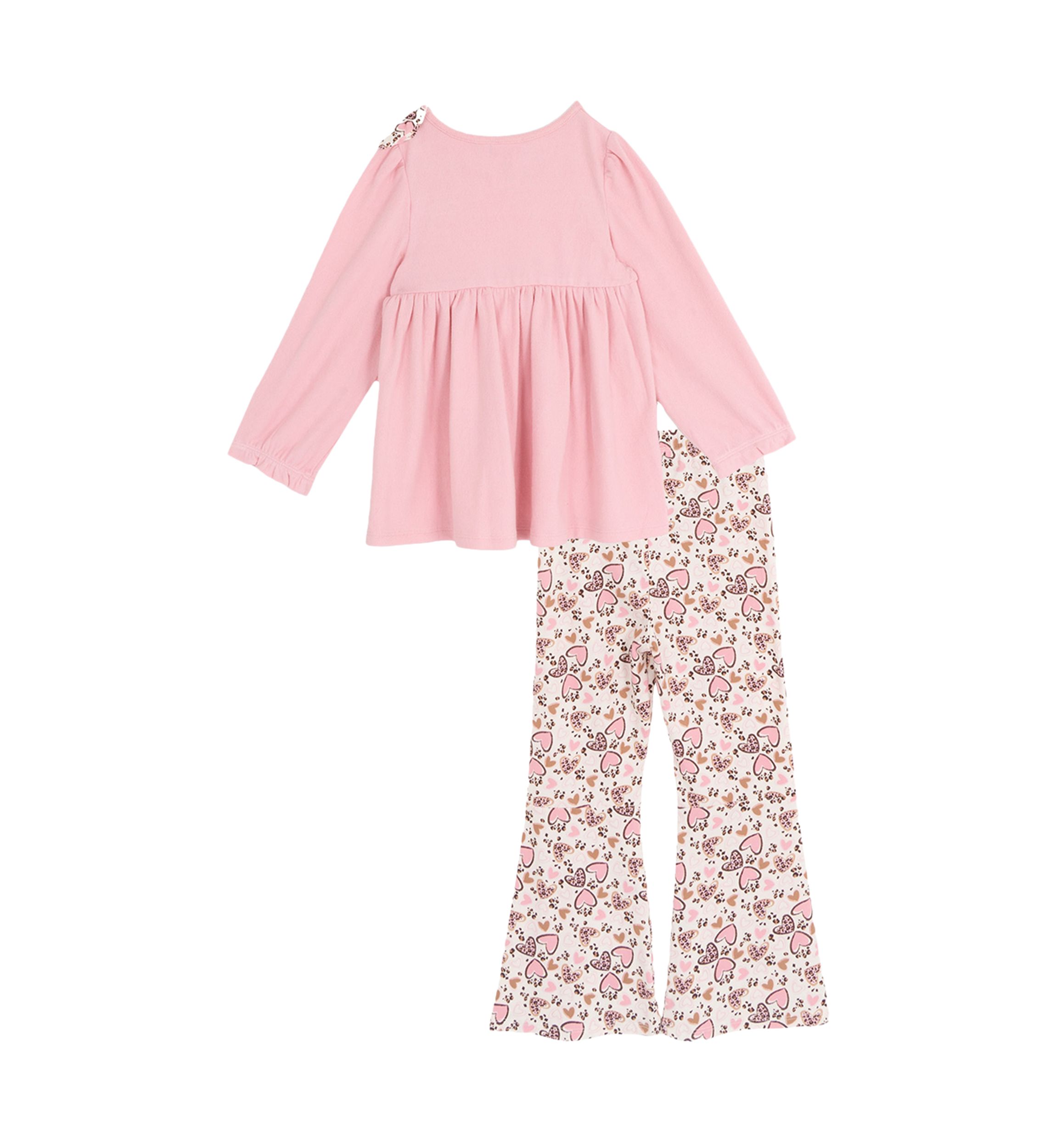Toddler Girls Bow Top and Legging Set 