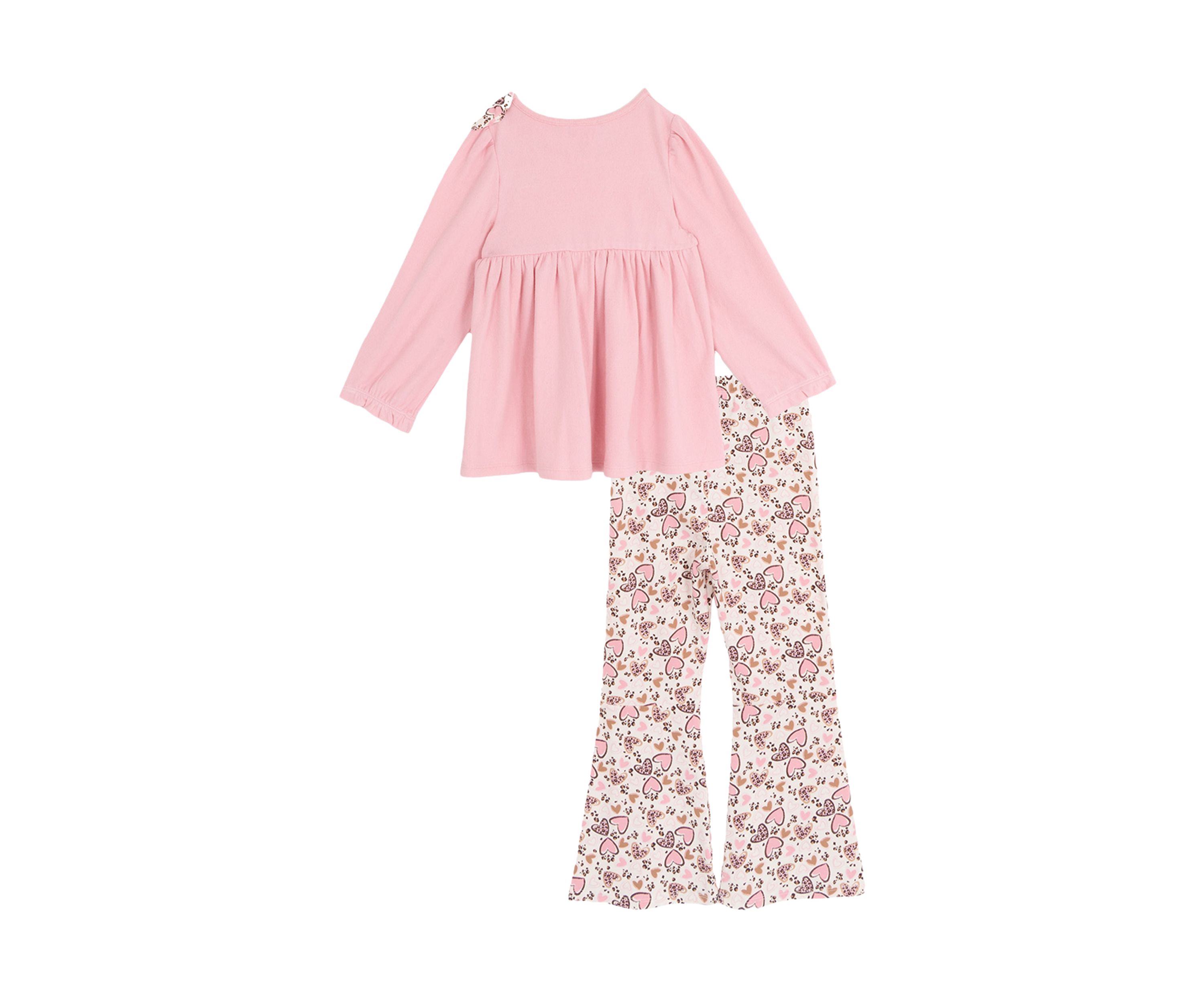 Toddler Girls Bow Top and Legging Set 