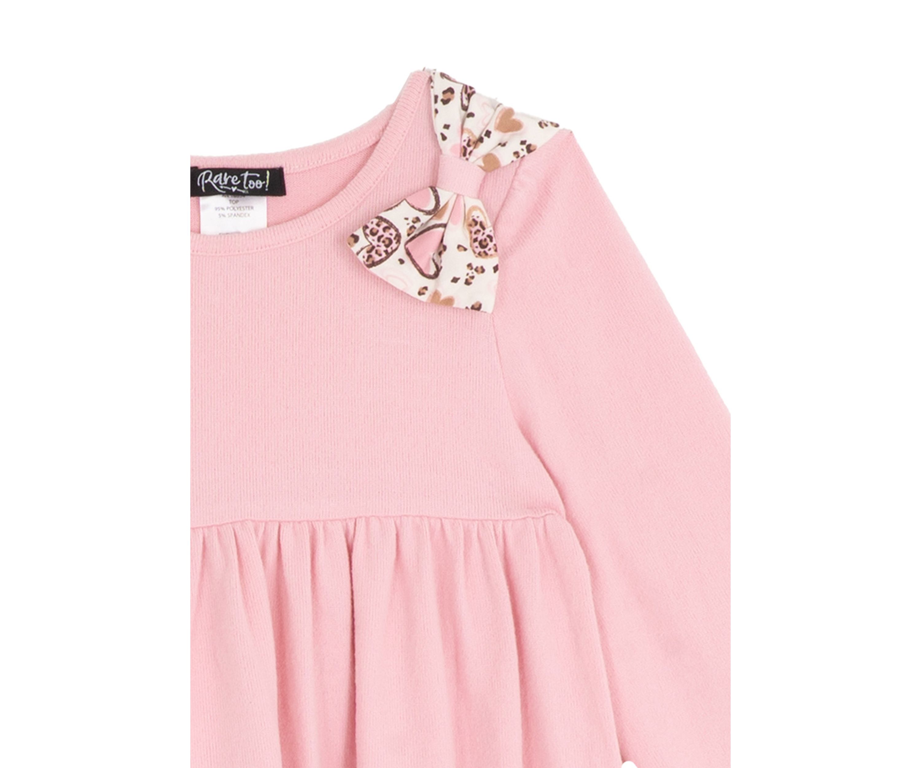 Toddler Girls Bow Top and Legging Set 