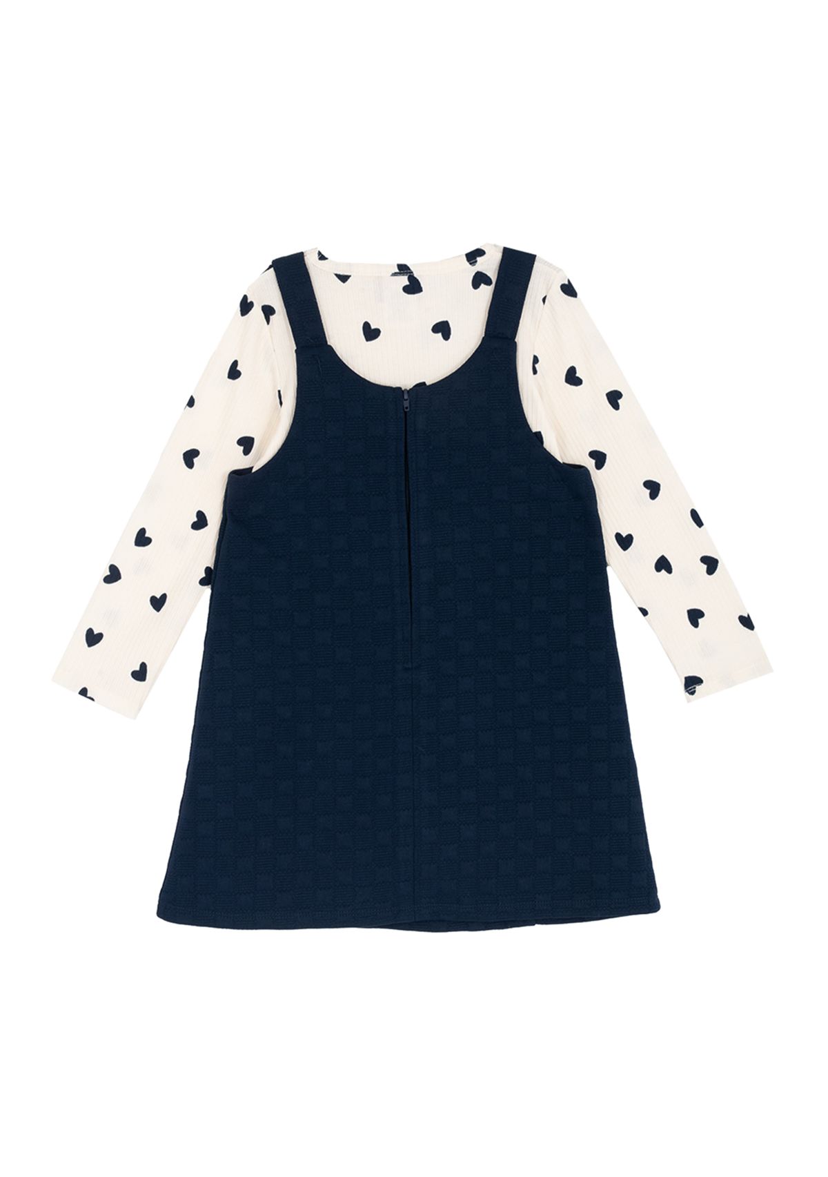 Toddler Girls Double Knit Jumper Dress Set