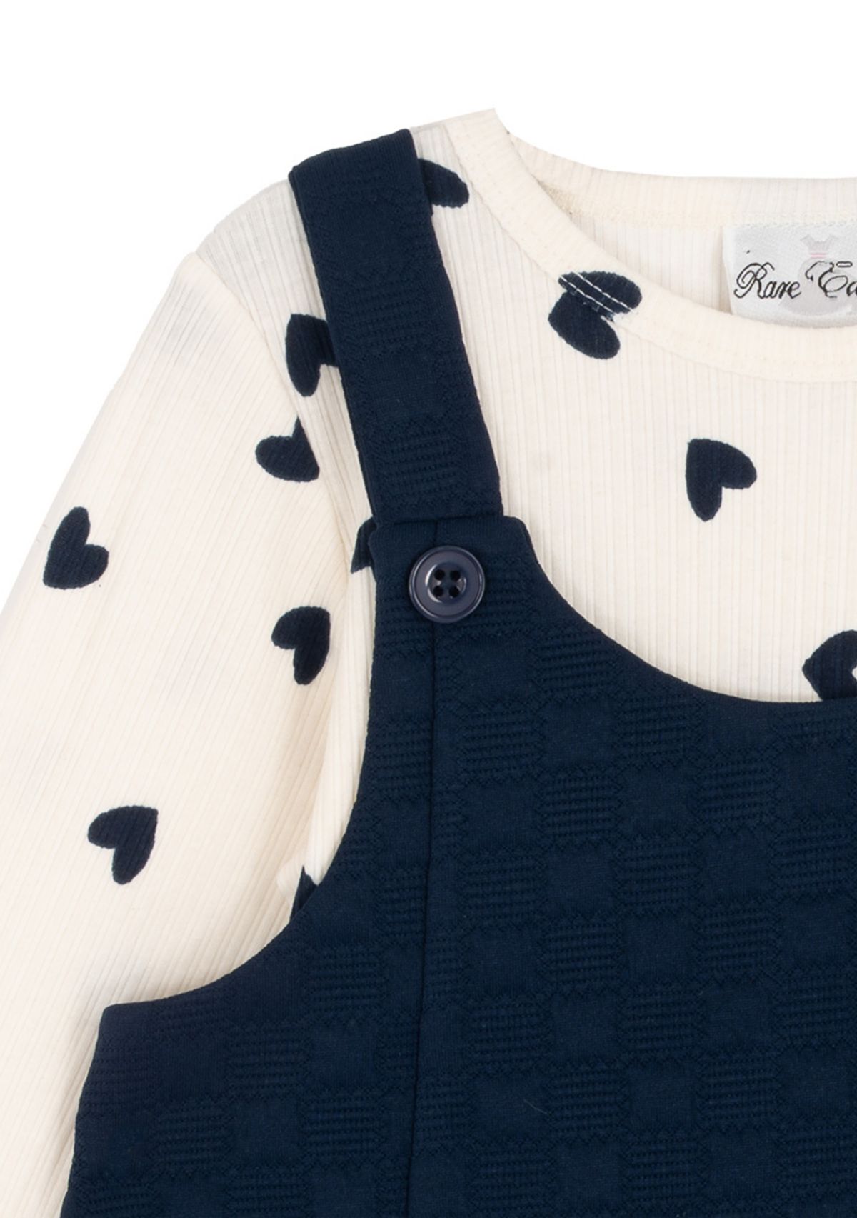 Toddler Girls Double Knit Jumper Dress Set