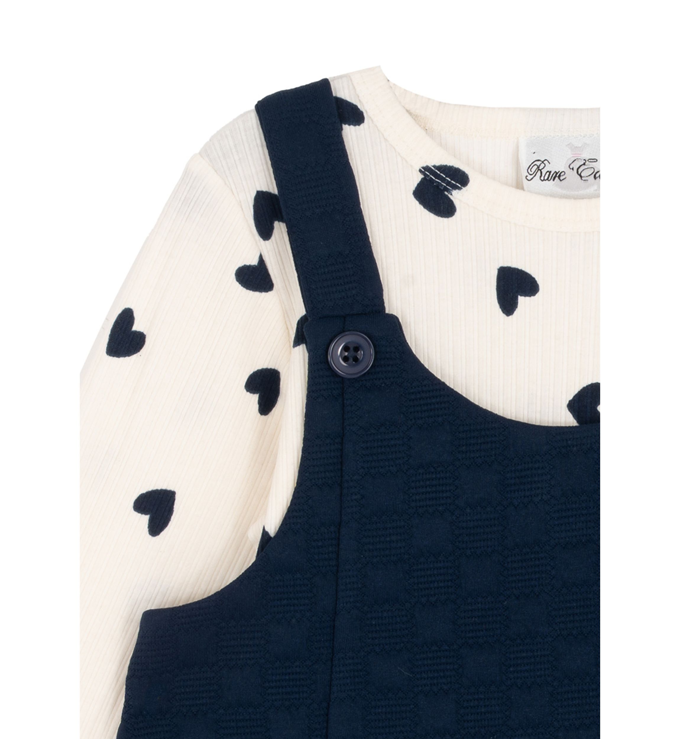 Toddler Girls Double Knit Jumper Dress Set