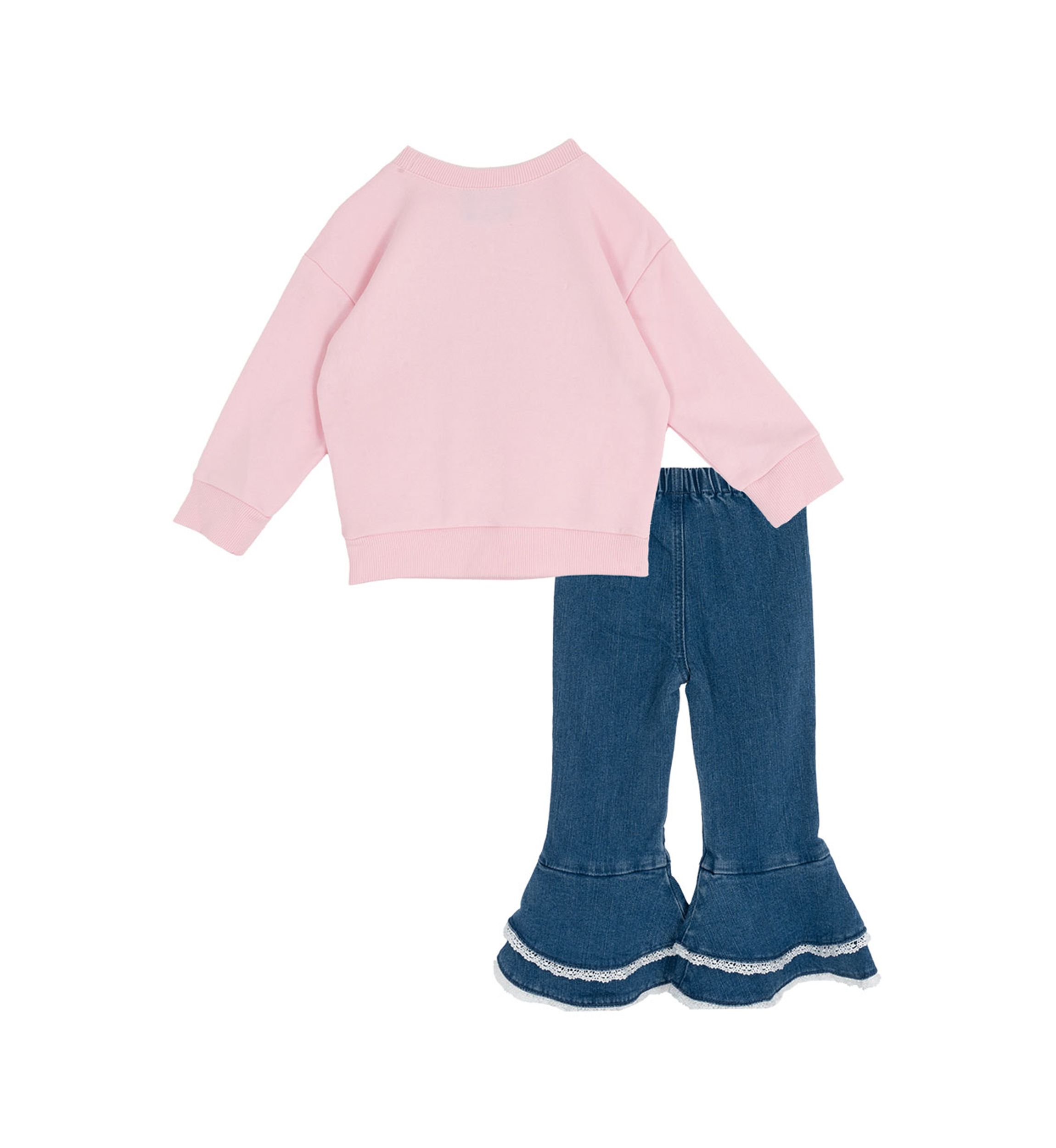 Toddler Girls Howdy Graphic Shirt and Flare Jeans