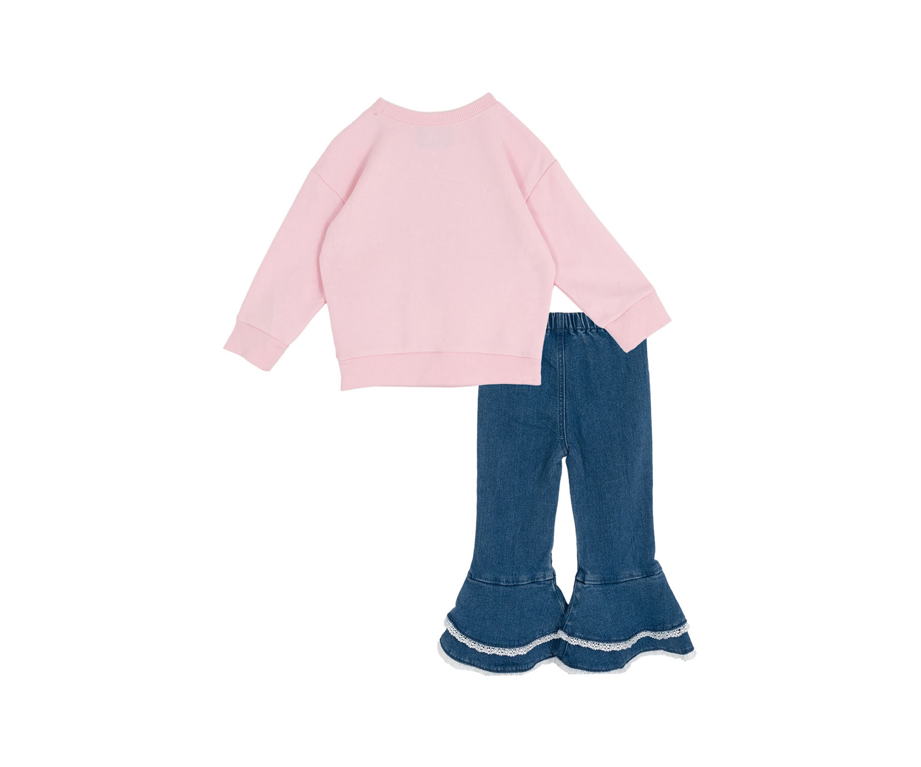 Toddler Girls Howdy Graphic Shirt and Flare Jeans
