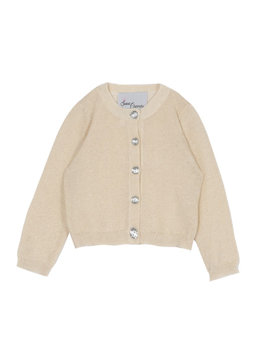 Toddler Girls Long Sleeve Button Dress Cardigan
