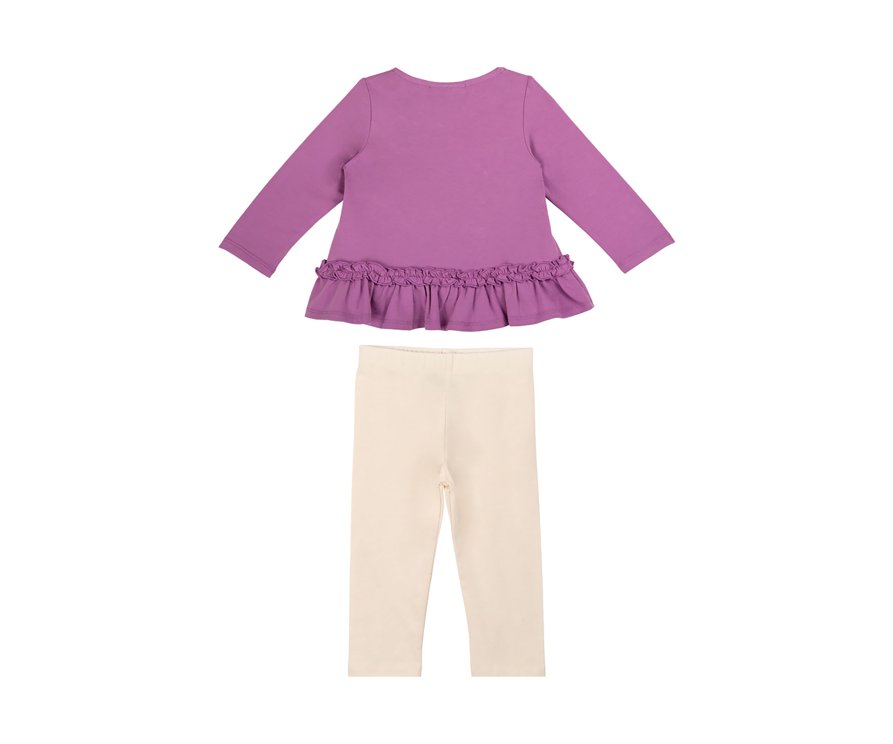 Baby Girls Unicorn Ruffle Top and Leggings Set