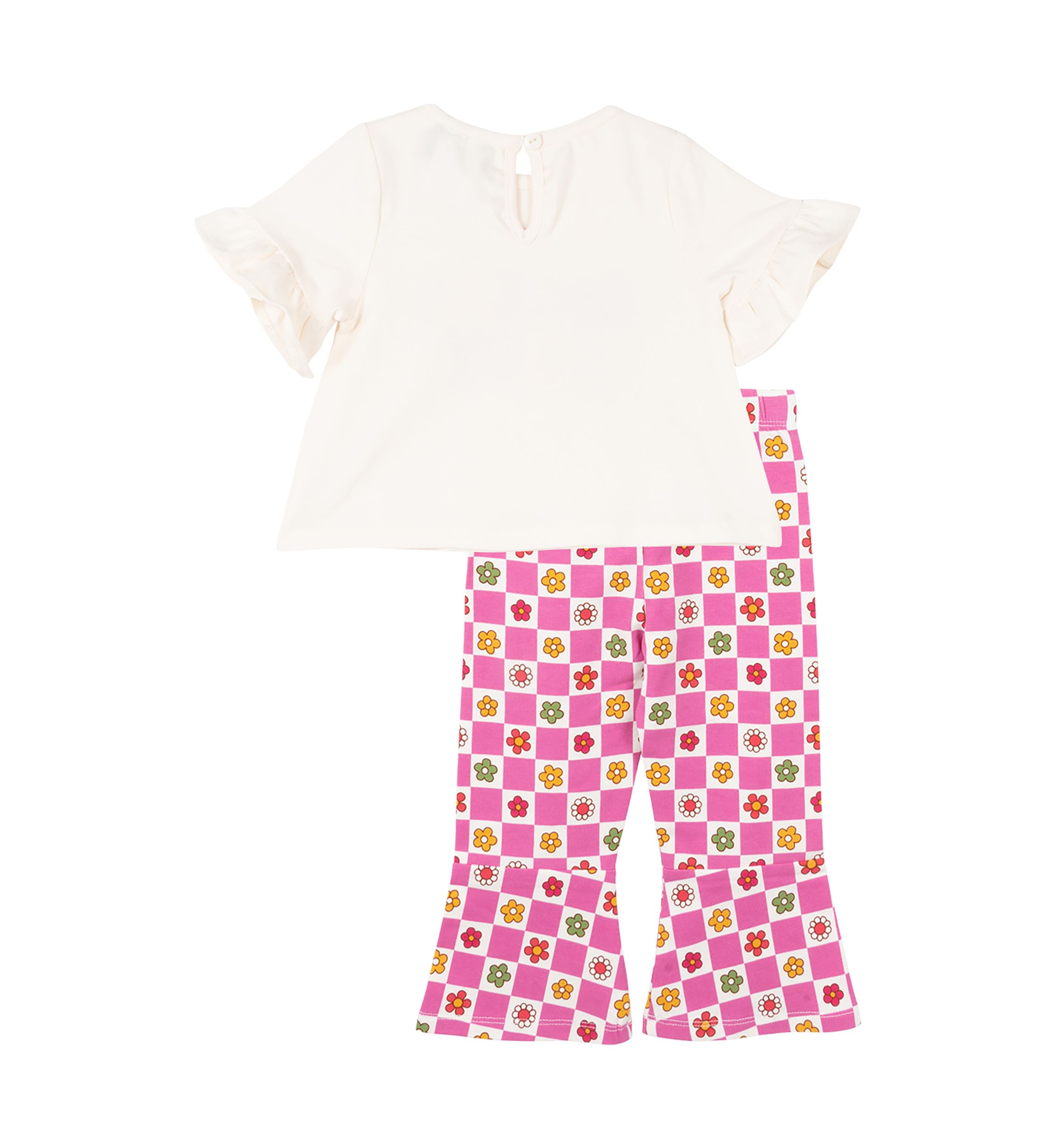 Baby Girls Spread Joy Graphic T-Shirt and Printed Leggings Set