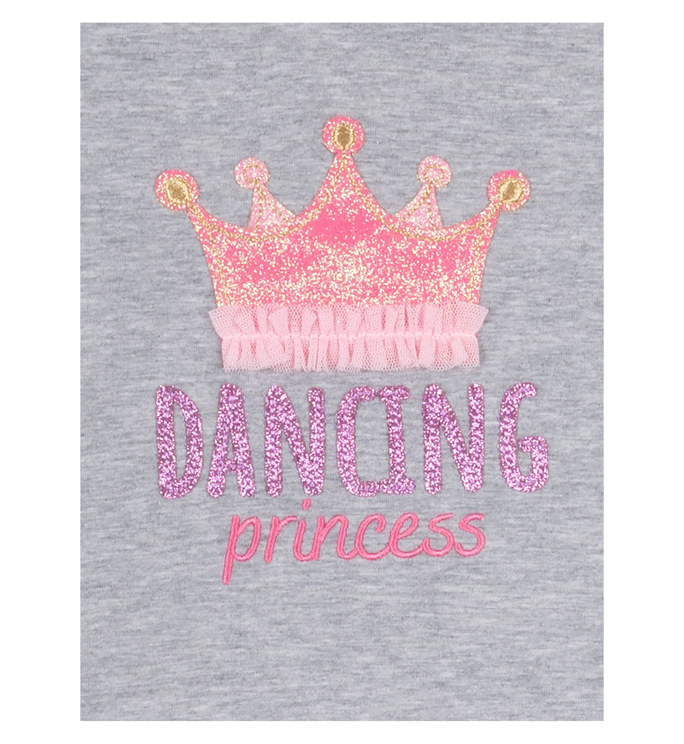 Baby Girls Dancing Princess Graphic Top and Leggings Set