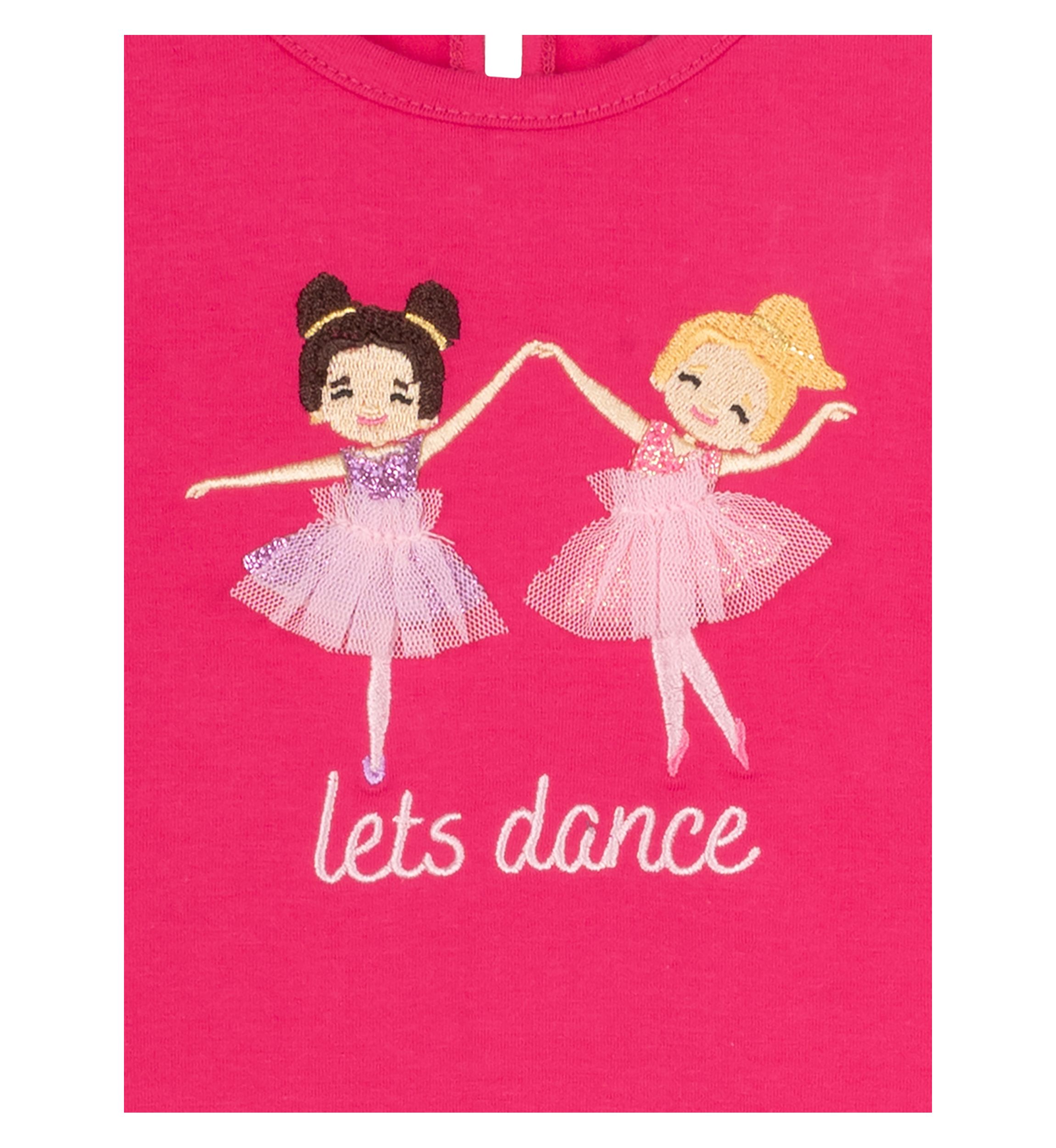 Baby Girls Ballet Graphic Top and Striped Leggings Set