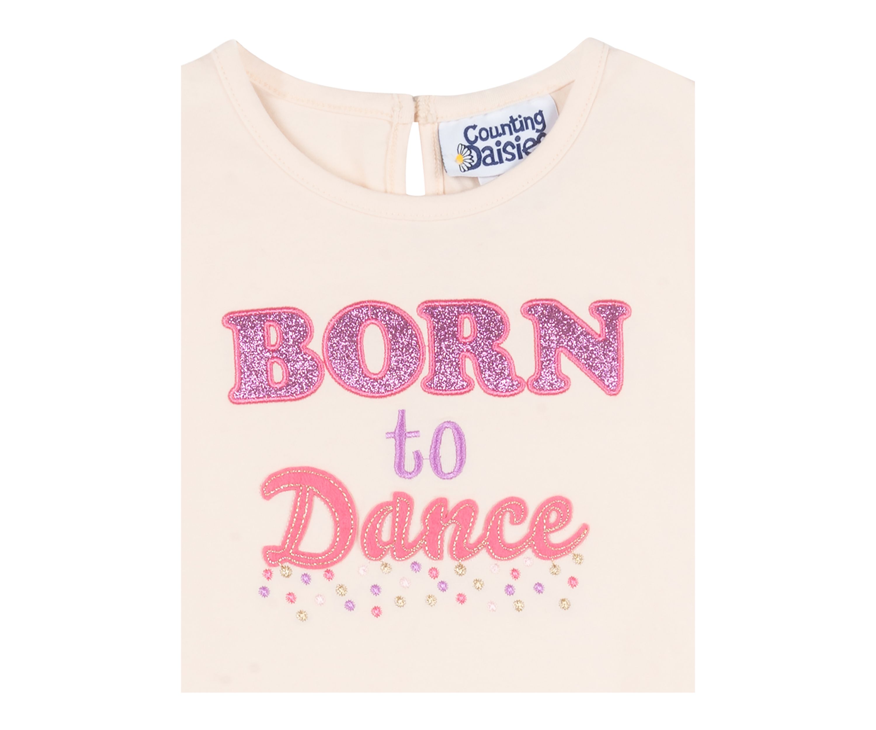 Baby Girls Born to Dance Graphic Top and Leggings Set