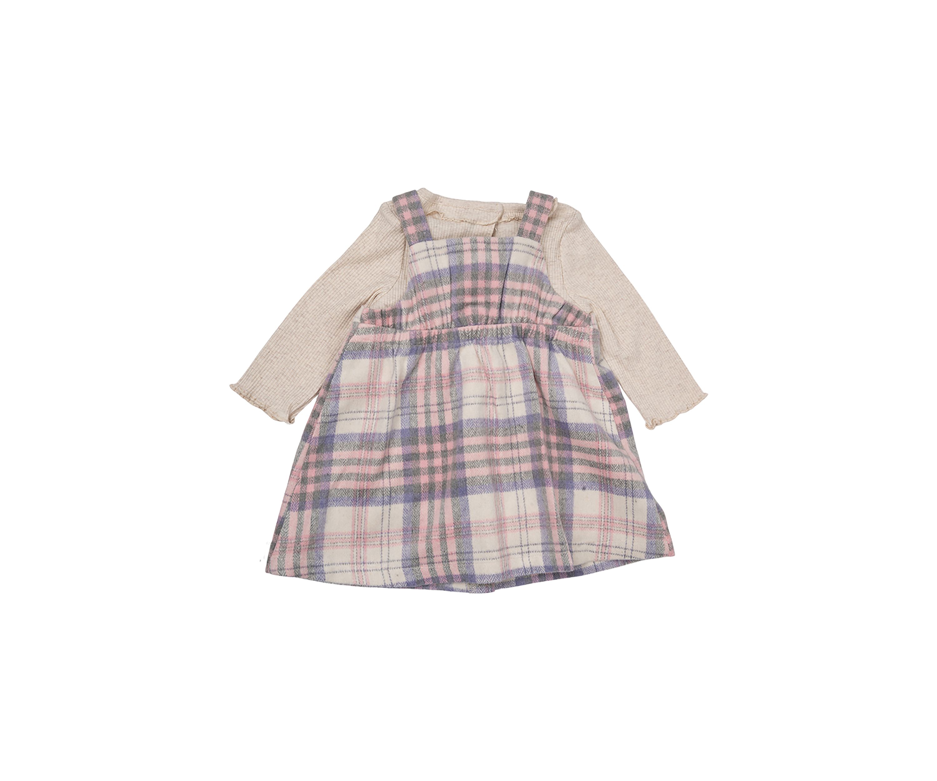 Baby Girls 2 Piece Printed Jumper Dress Set