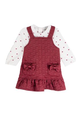 Rare Editions Baby Girls Jumper Dress Set belk
