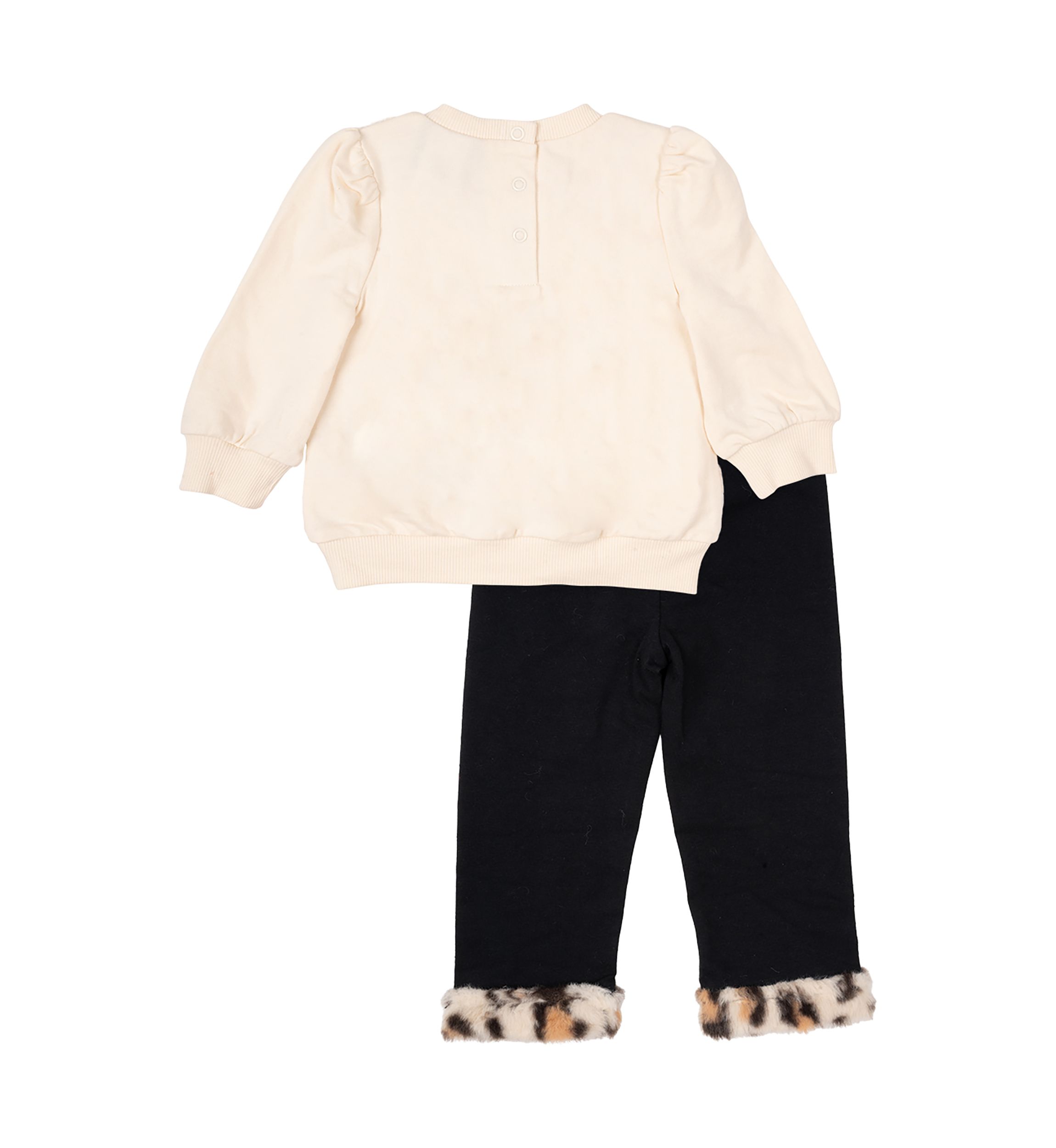 Baby Girls Top and Leggings Set with Bag