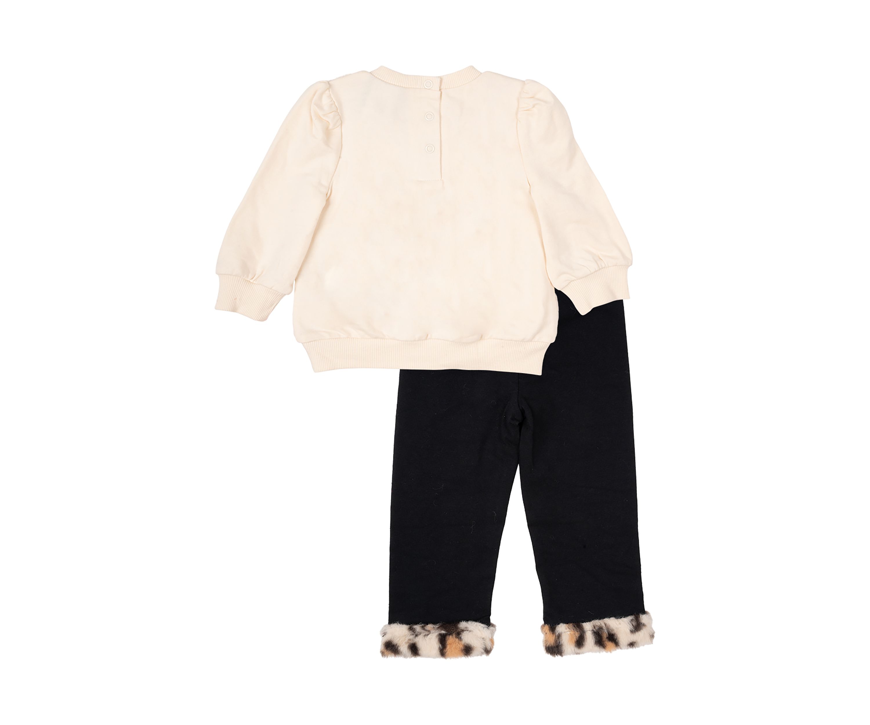 Baby Girls Top and Leggings Set with Bag