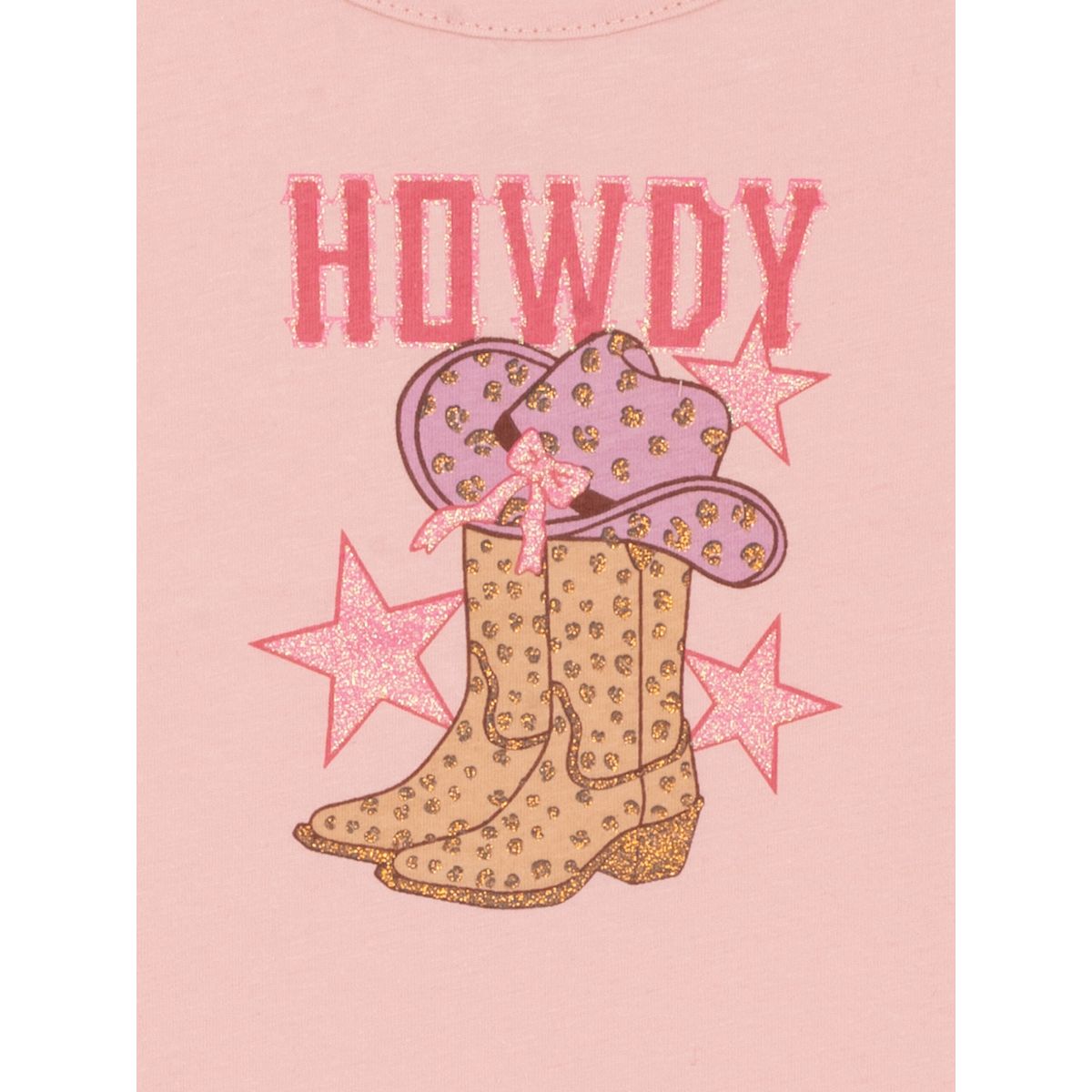 Baby Girls Howdy Graphic Bodysuit and Fringe Skirt Set