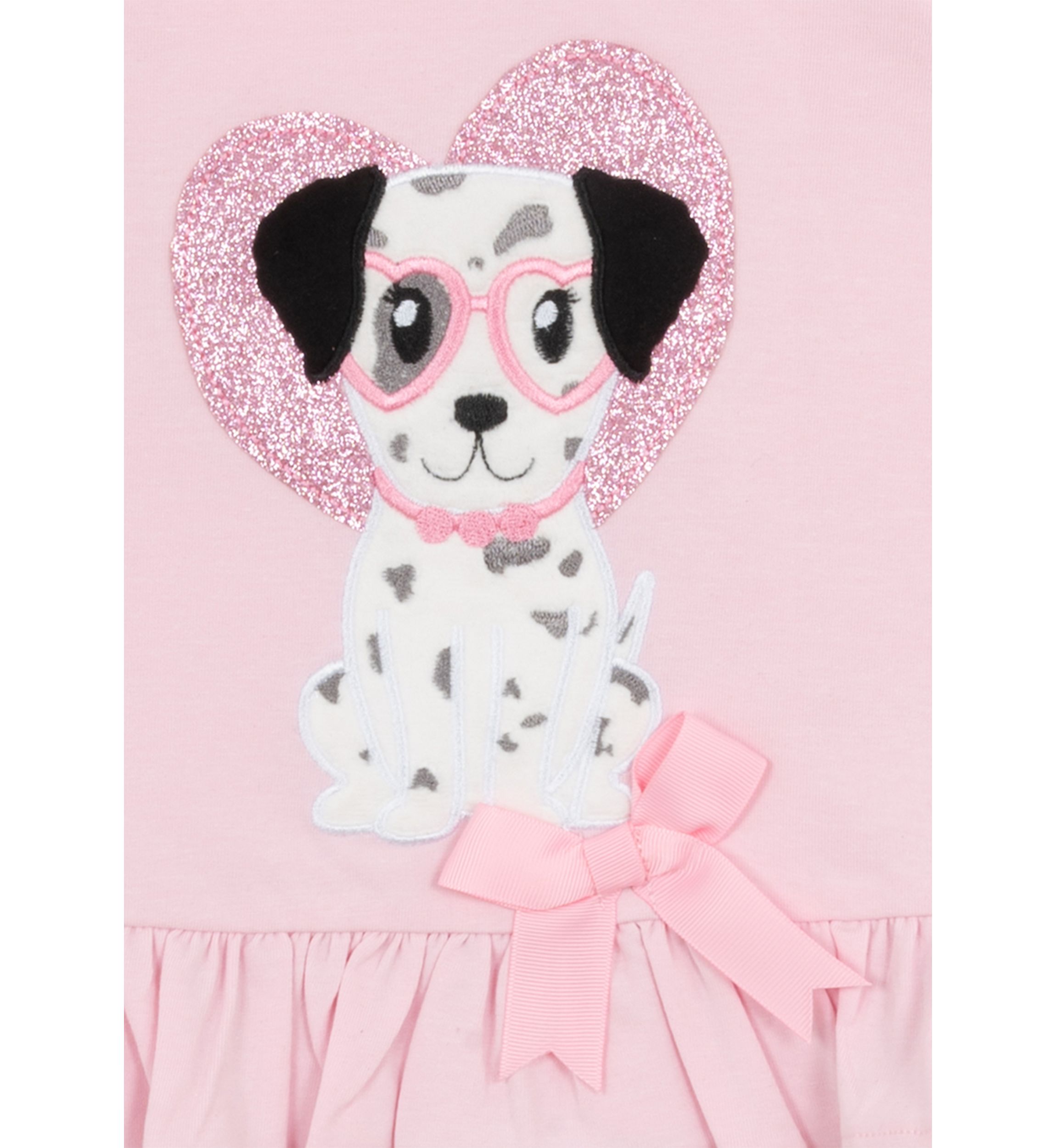 Baby Girls Dalmatian Appliqué Top and Leggings Set