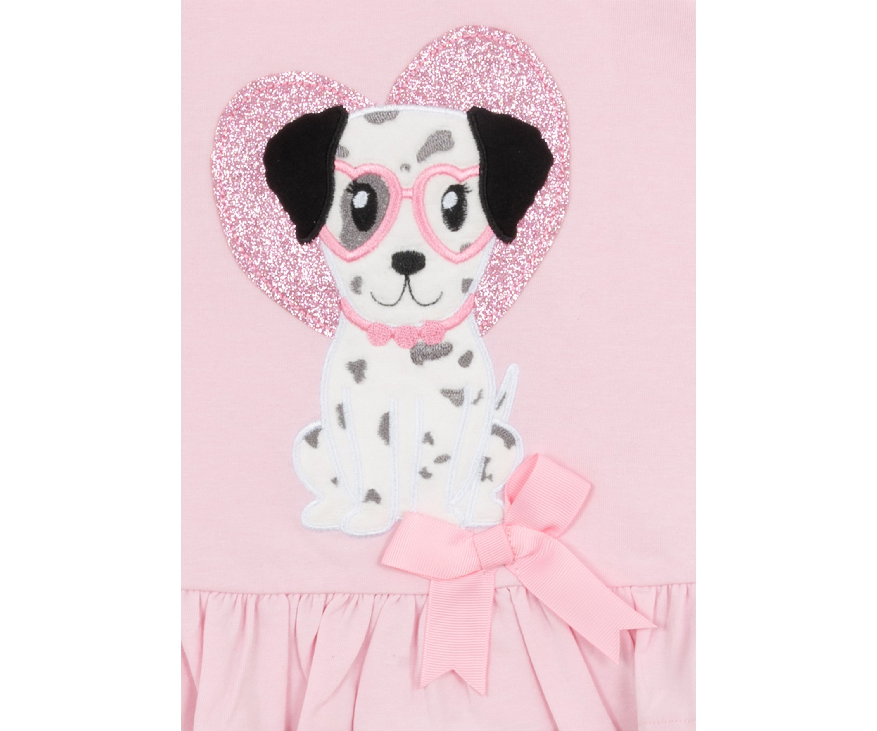 Baby Girls Dalmatian Appliqué Top and Leggings Set