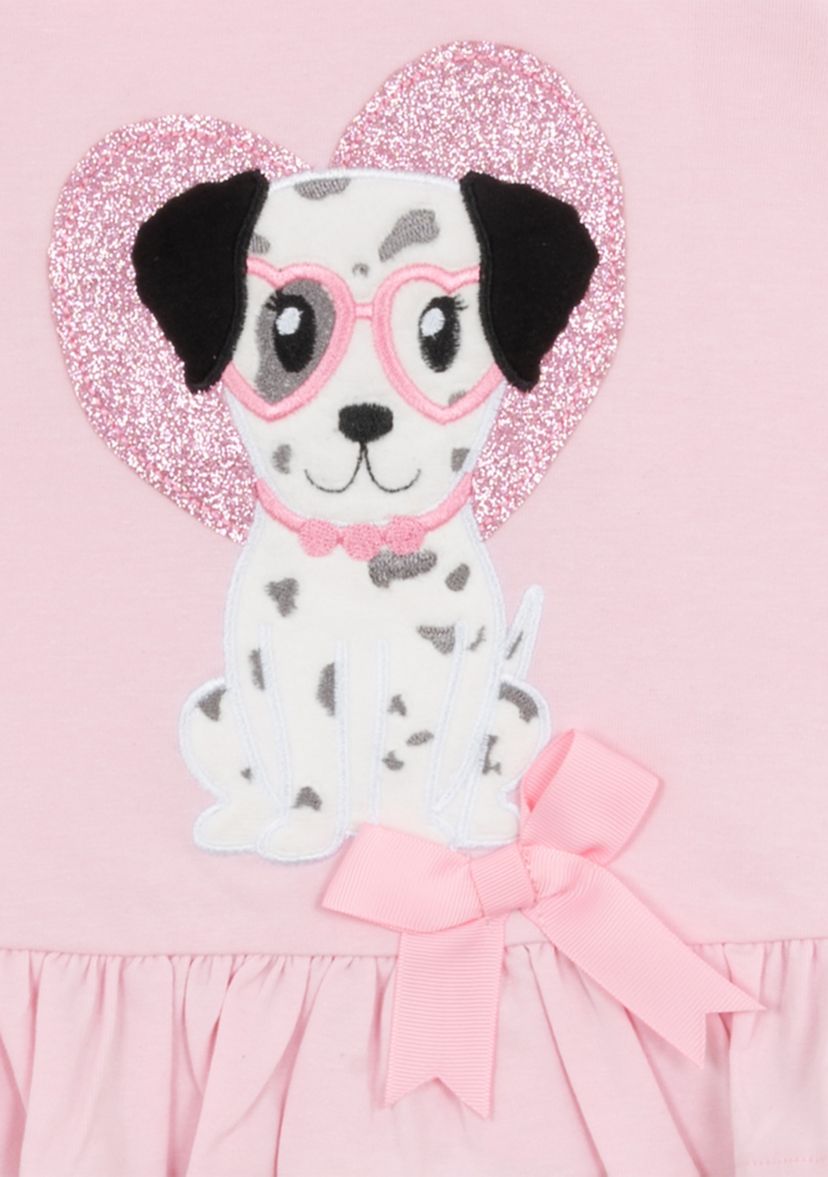 Baby Girls Dalmatian Appliqué Top and Leggings Set