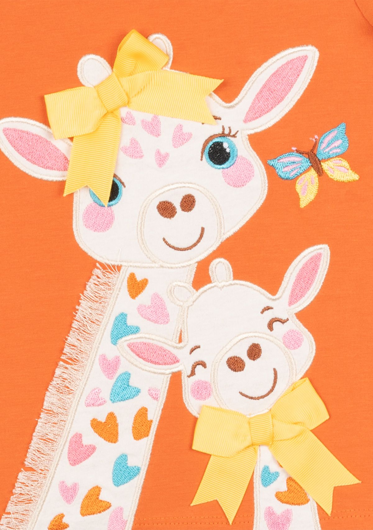 Baby Girls Giraffe Appliqué Top and Printed Leggings Set