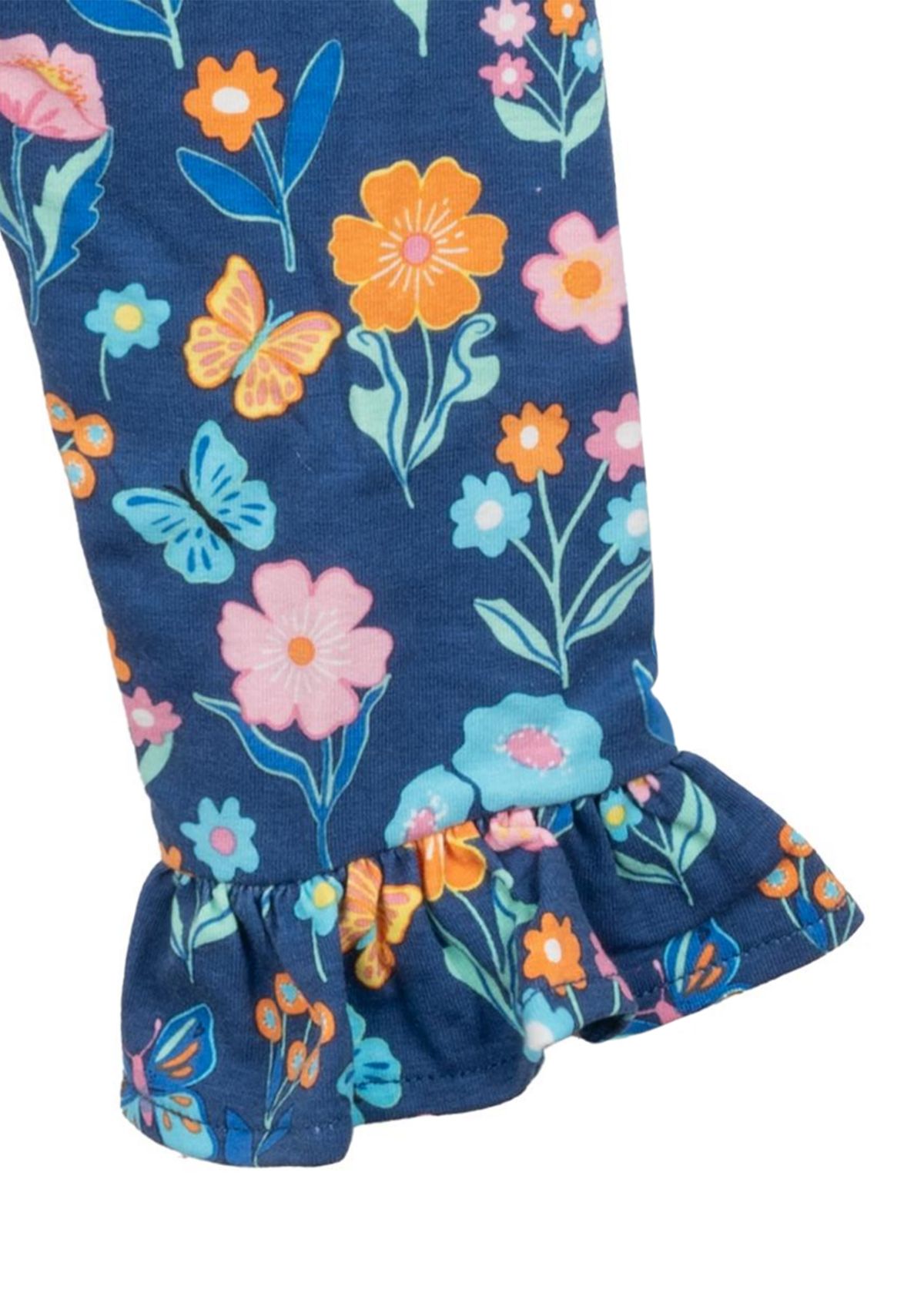 Baby Girls Giraffe Appliqué Top and Printed Leggings Set