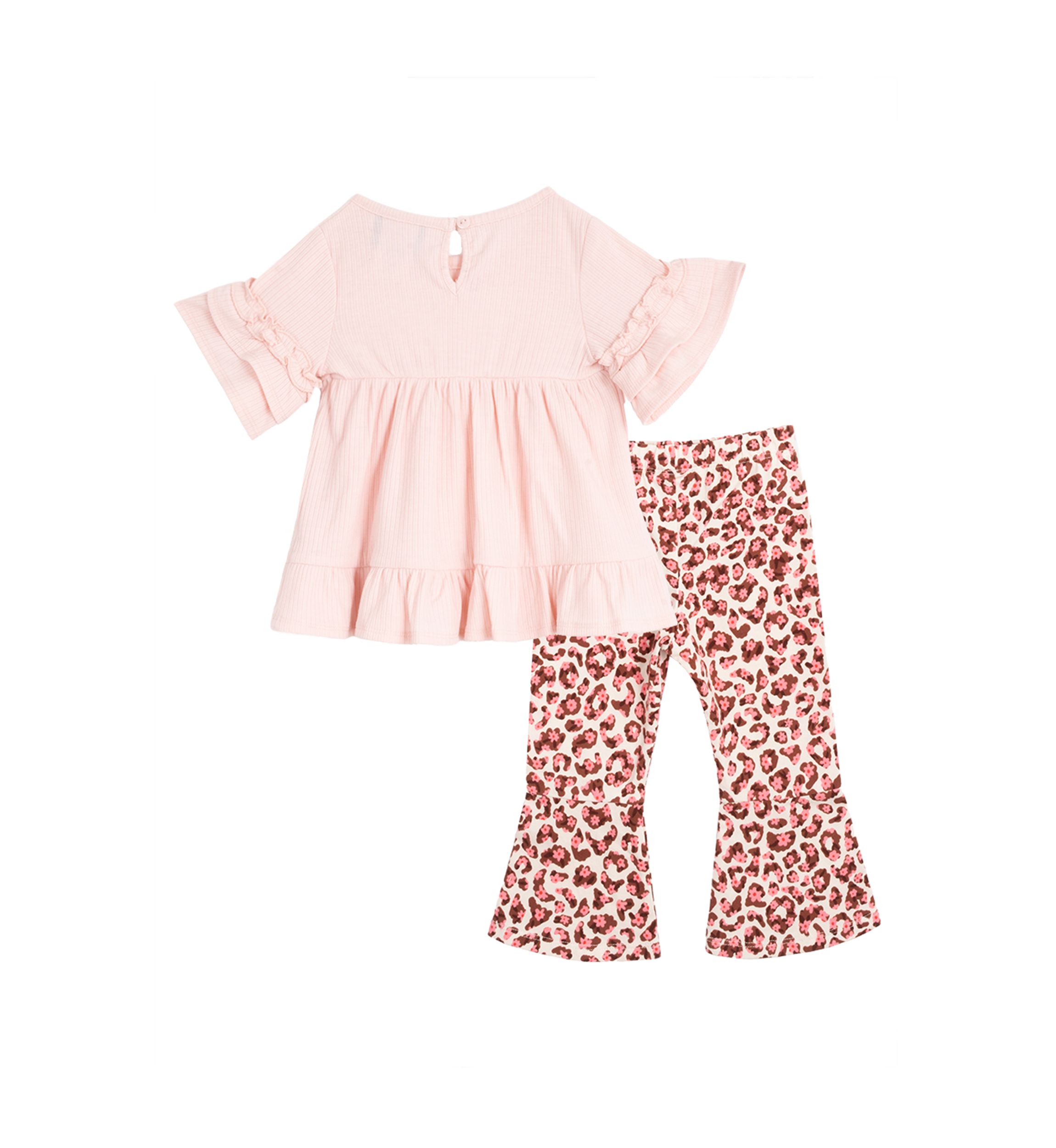 Baby Girls Animal Printed Set with Headband 