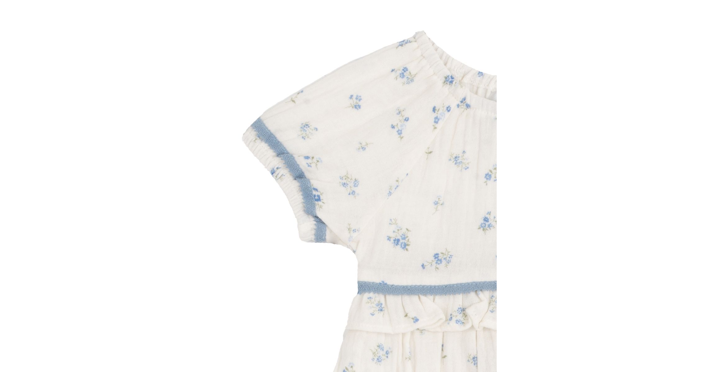 Baby Girls Woven Floral Printed Top and Pants Set