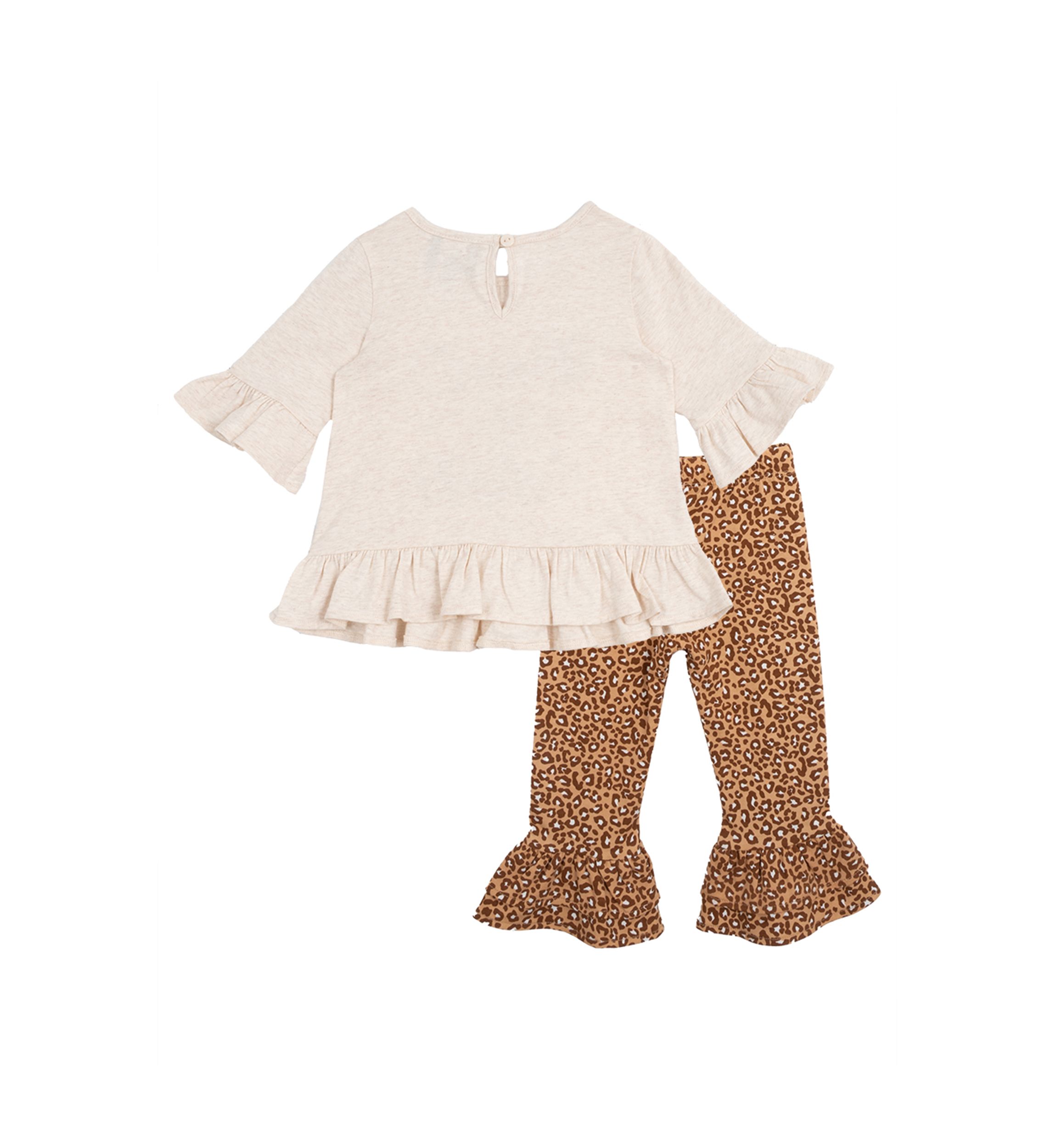 Baby Girls Harvest Appliqué Top and Leggings Set