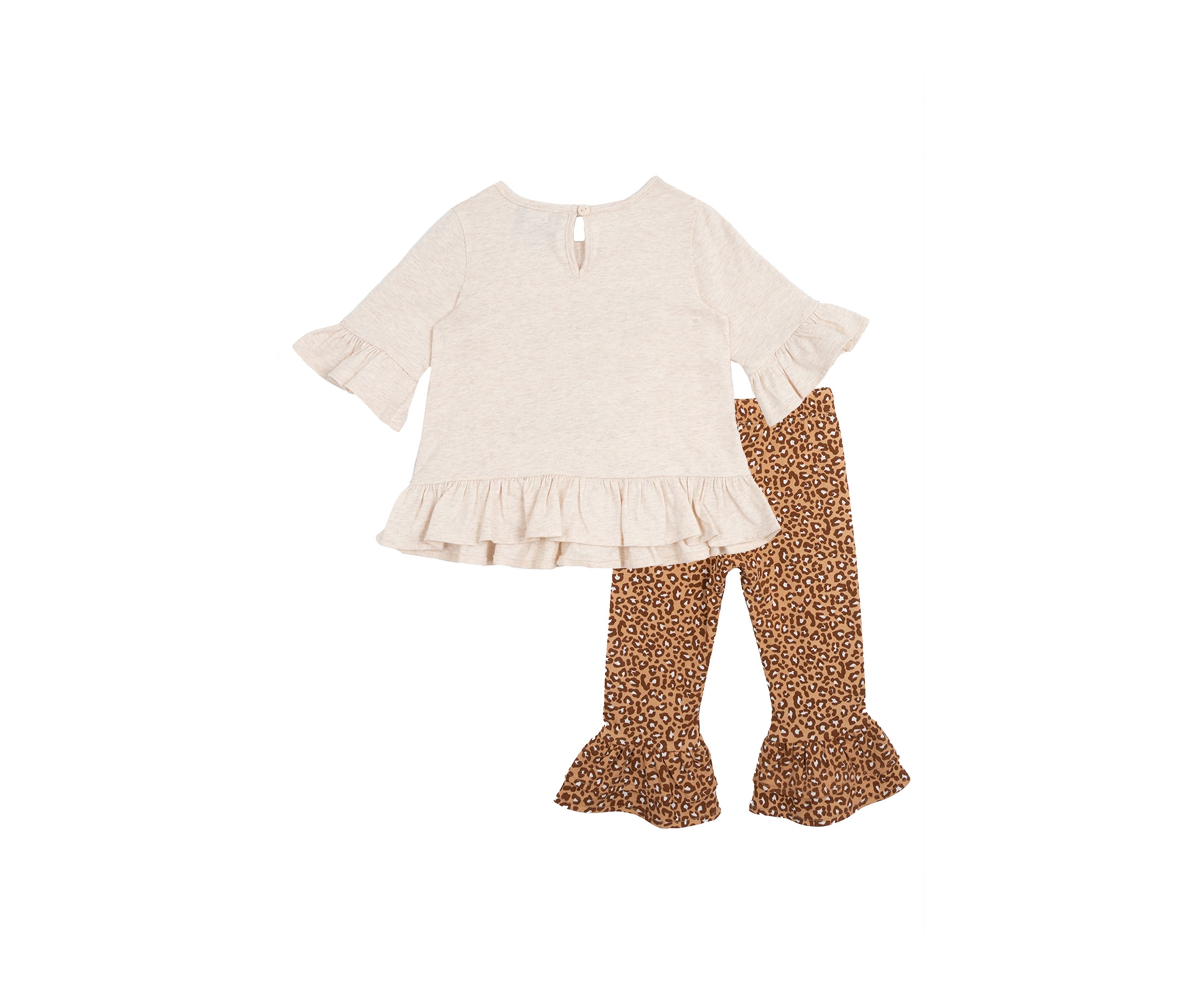 Baby Girls Harvest Appliqué Top and Leggings Set
