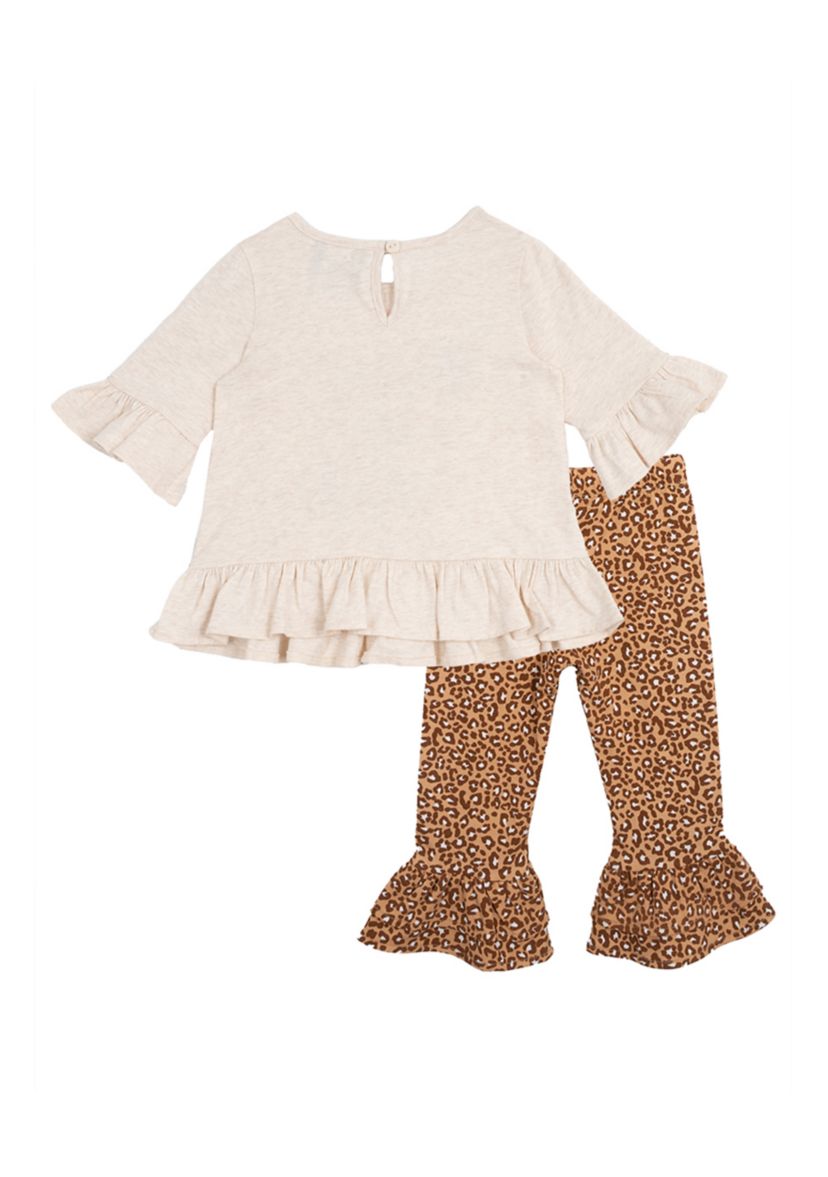 Baby Girls Harvest Appliqué Top and Leggings Set