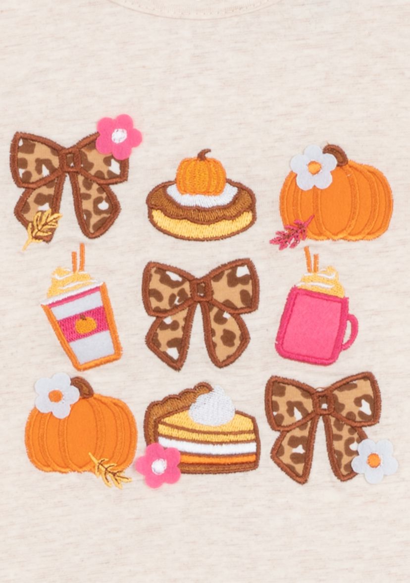 Baby Girls Harvest Appliqué Top and Leggings Set