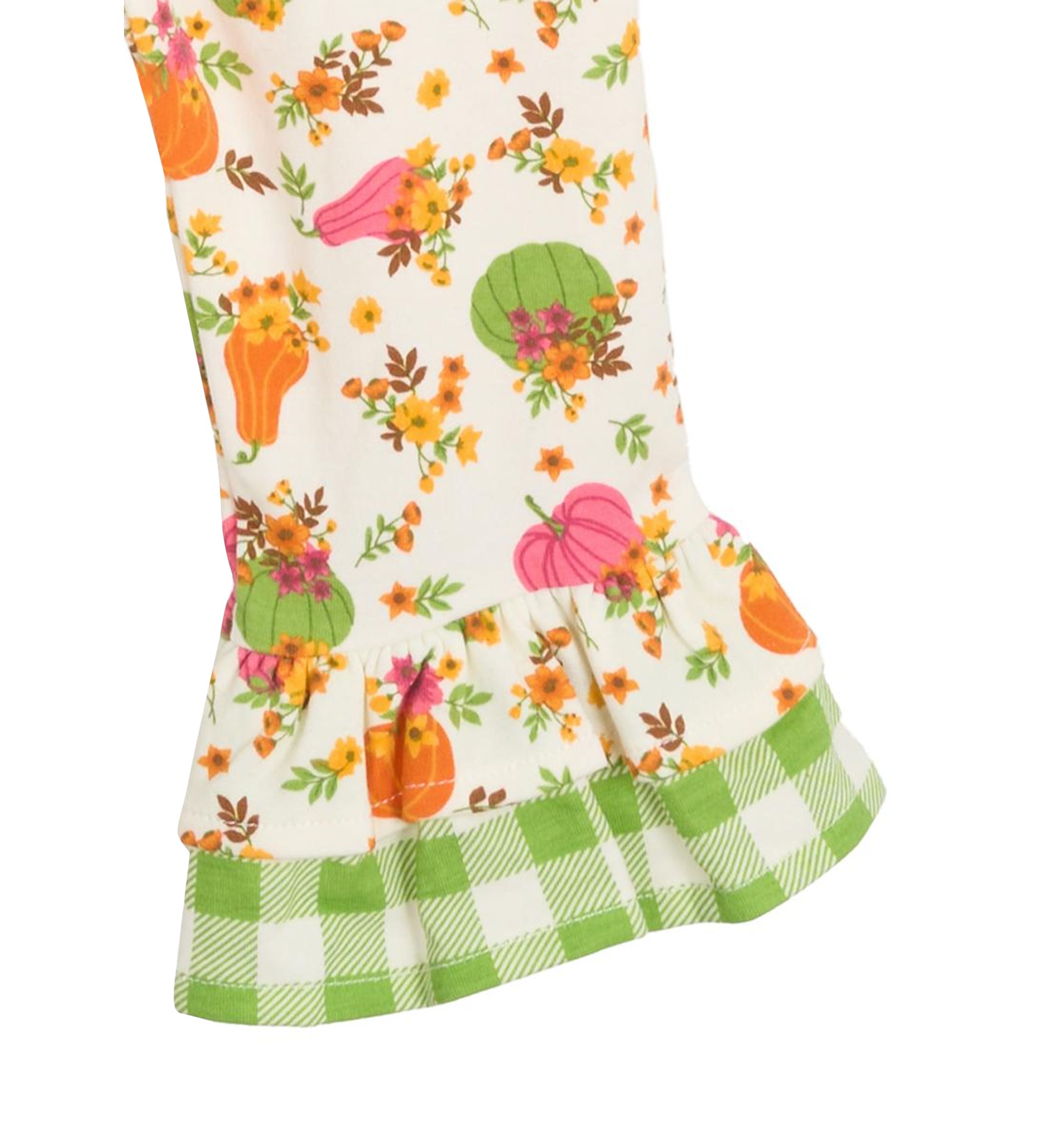 Toddler Girls Gingham Appliqué Top and Leggings Set