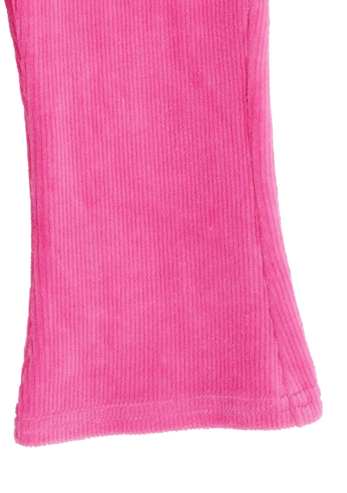 Baby Girls Floral Embroidered Sweatshirt and Pants Set