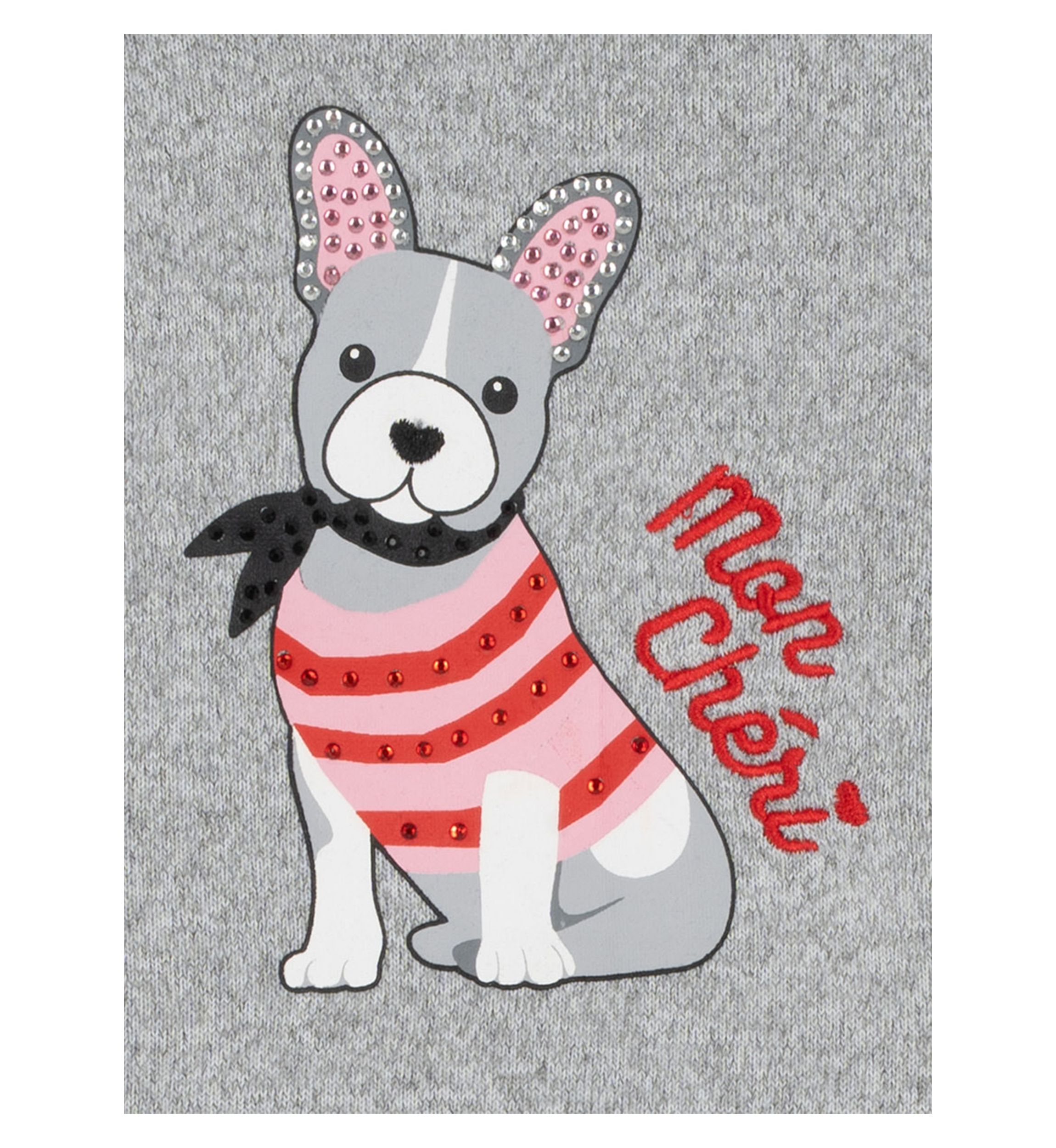 Baby Girls Doggie Graphic T-Shirt and Printed Leggings Set