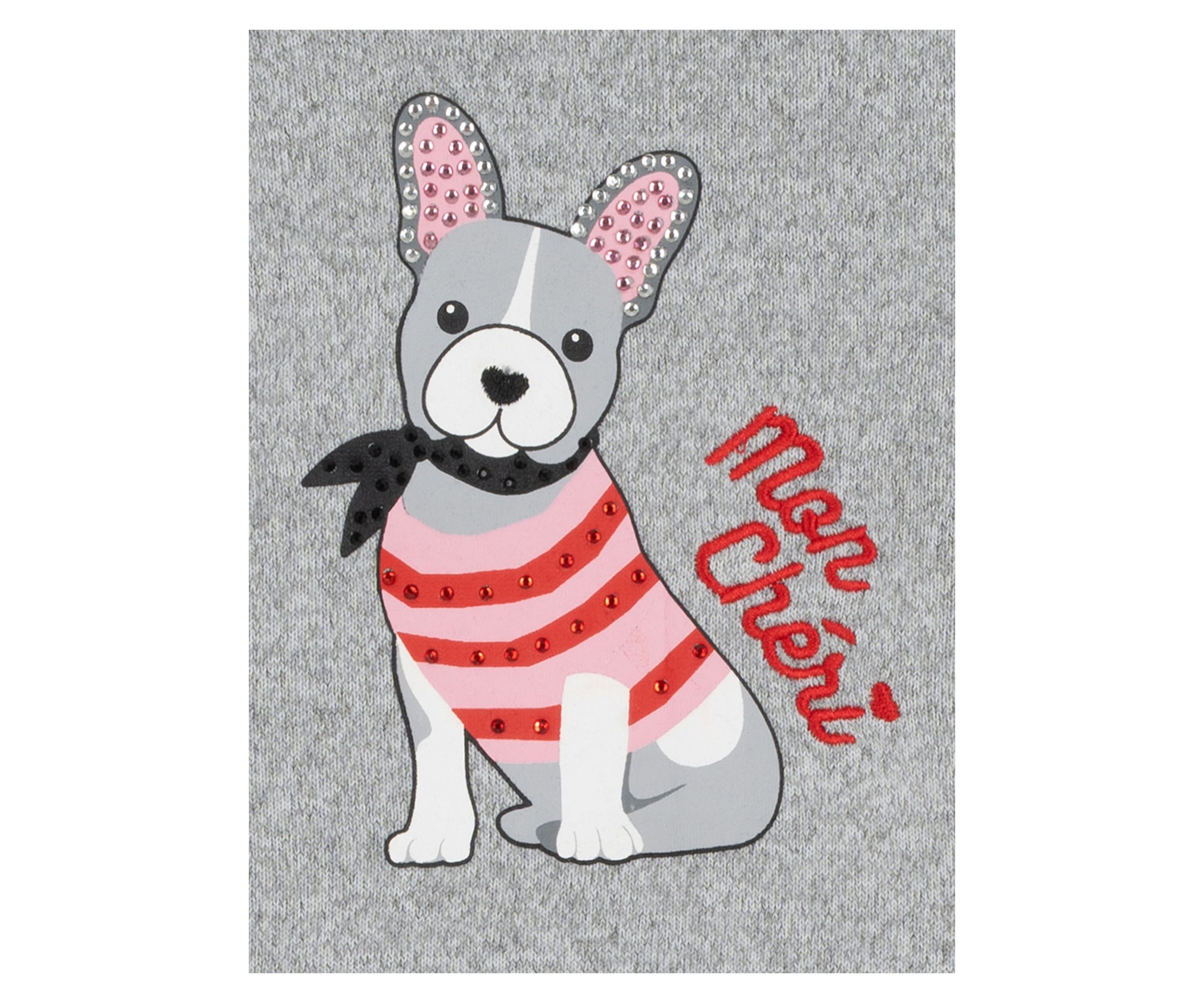 Baby Girls Doggie Graphic T-Shirt and Printed Leggings Set