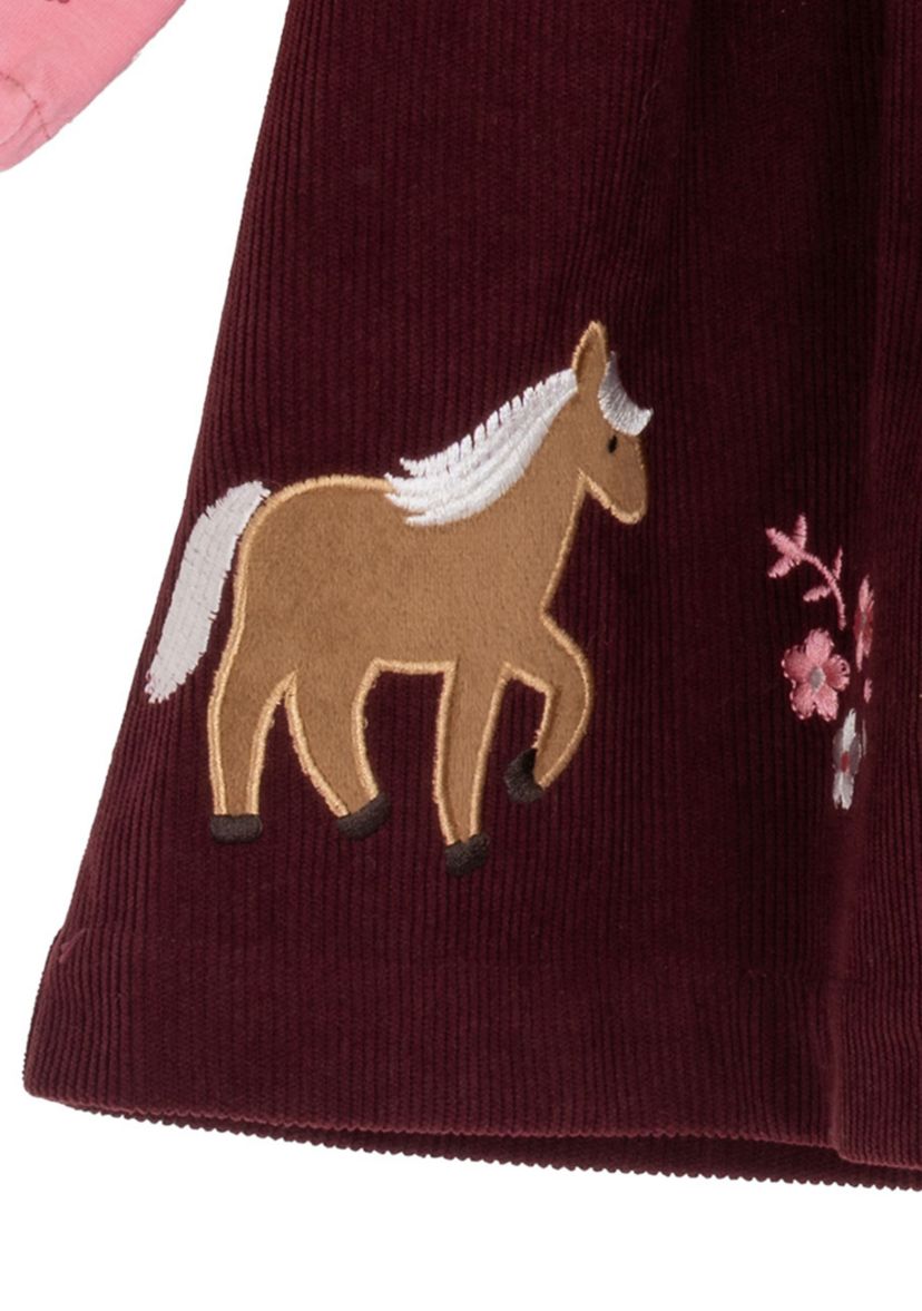 Baby Girls Horse Jumper Dress Set