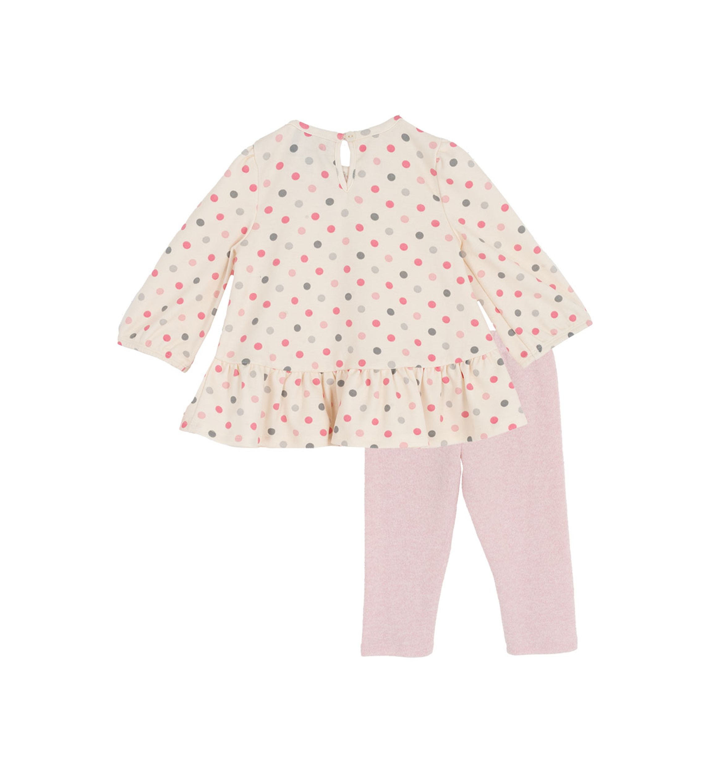 Baby Girls Dot Bow Top and Leggings Set