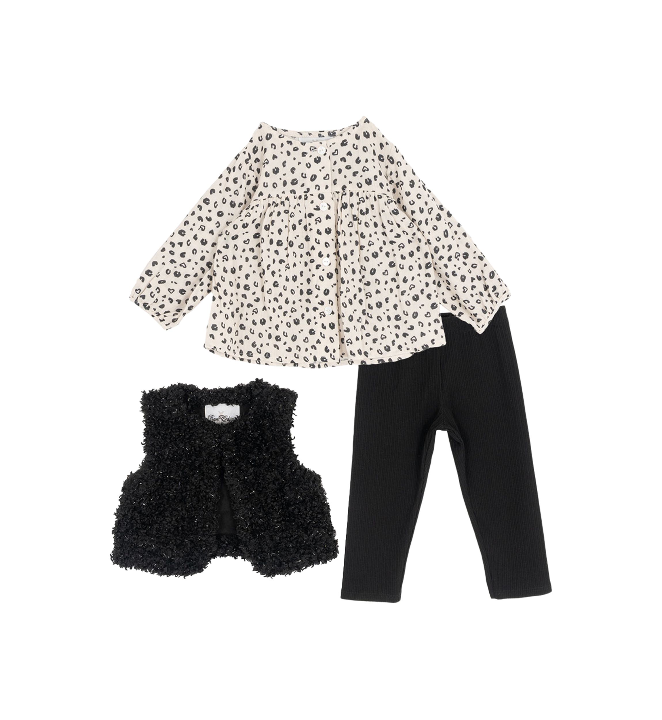 Baby Girls 3-Piece Vest Set 