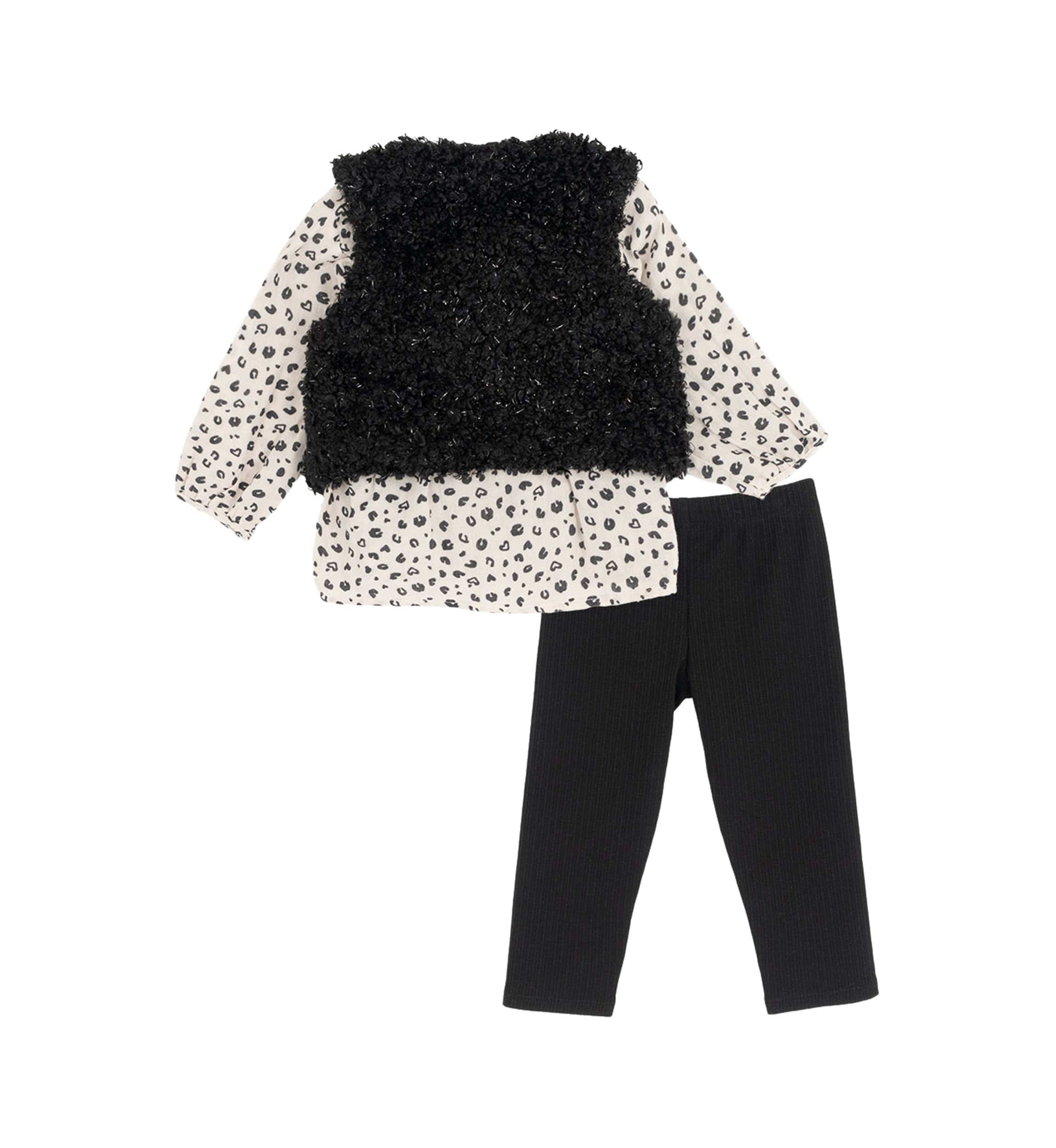Baby Girls 3-Piece Vest Set 