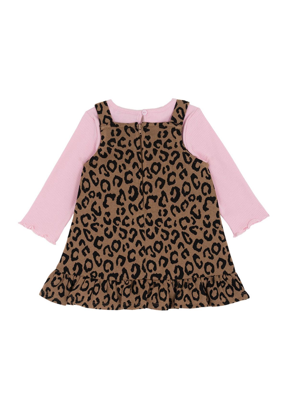 Baby Girls Animal Printed Jumper Dress Set