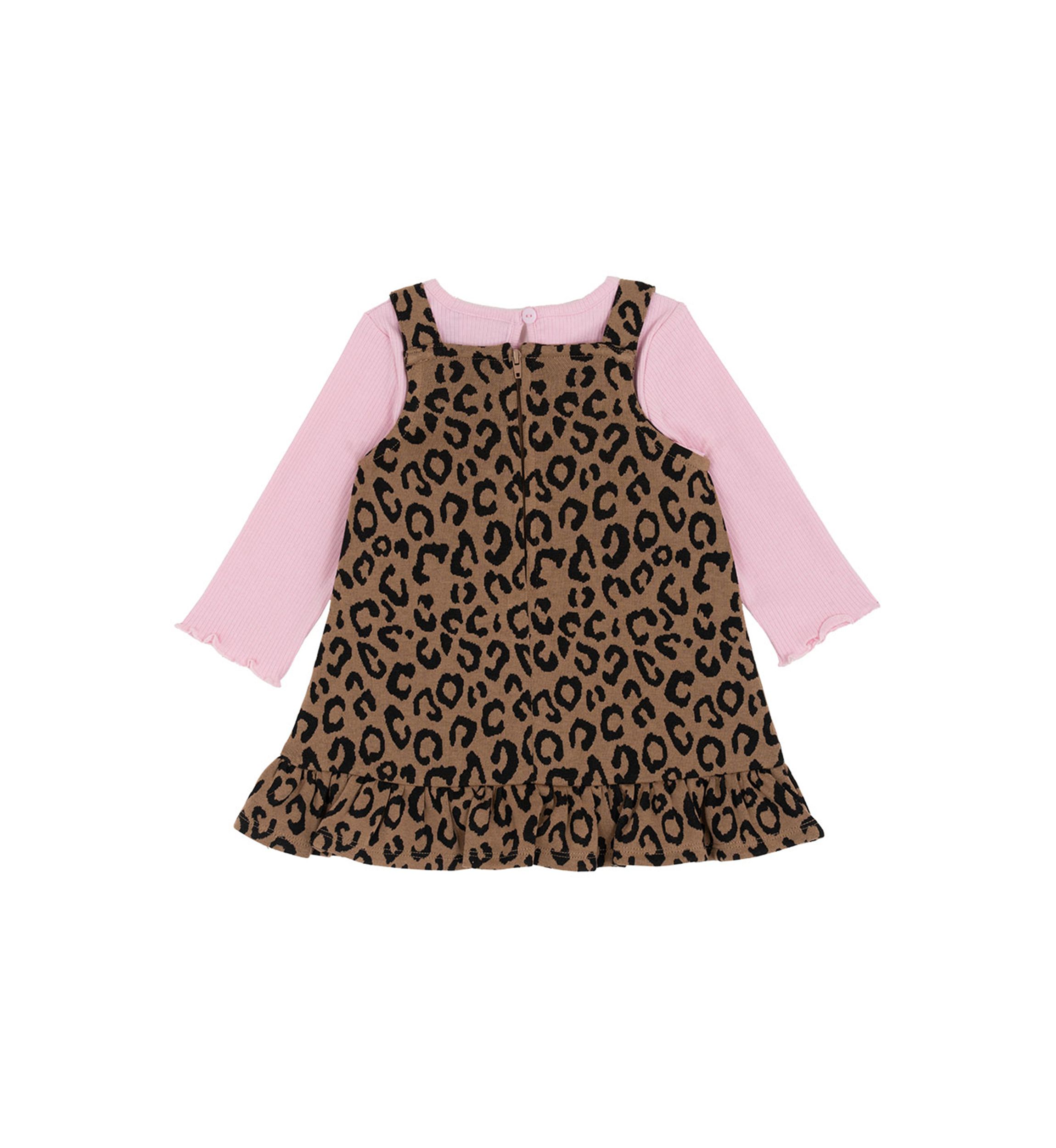Baby Girls Animal Printed Jumper Dress Set