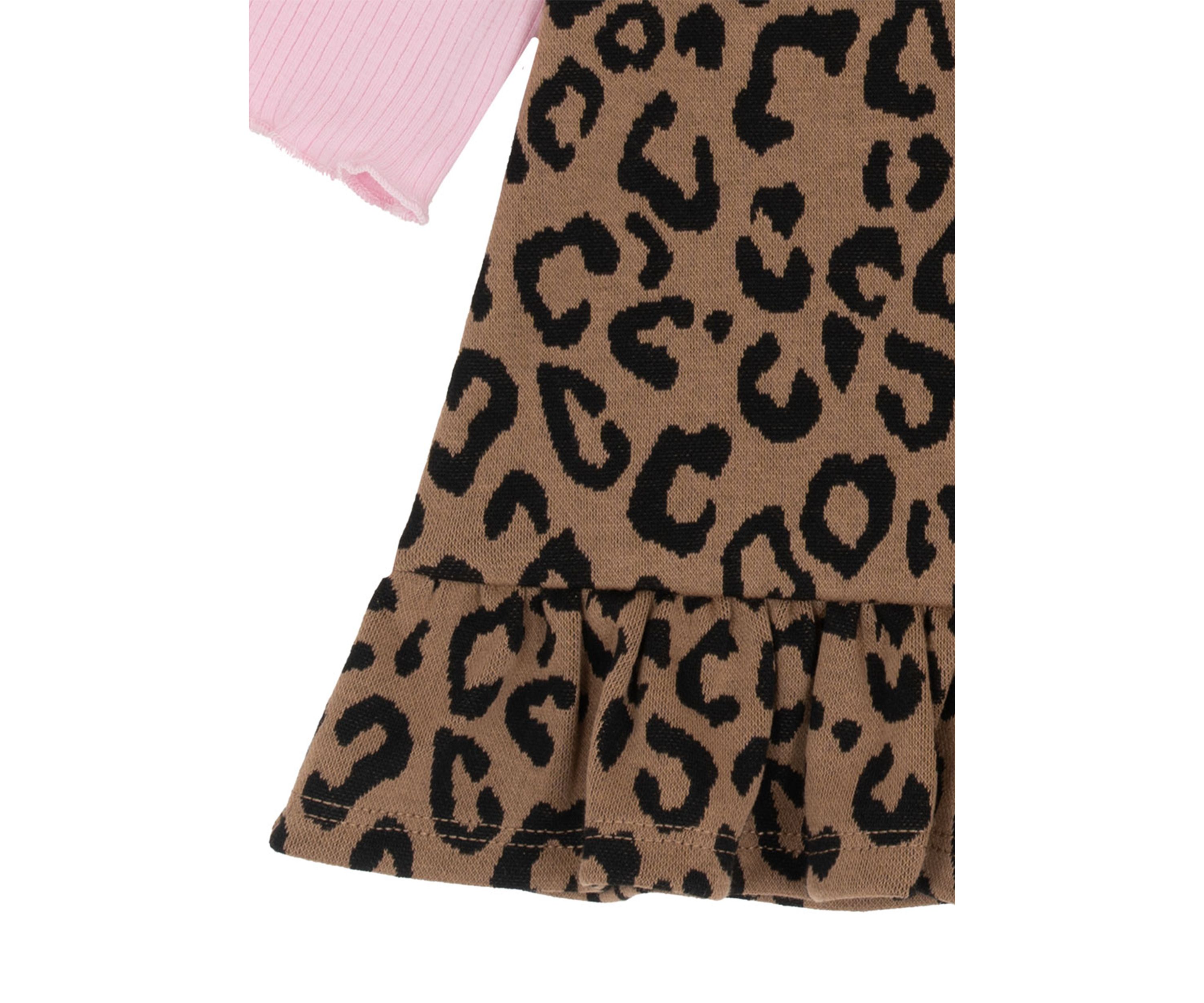Baby Girls Animal Printed Jumper Dress Set