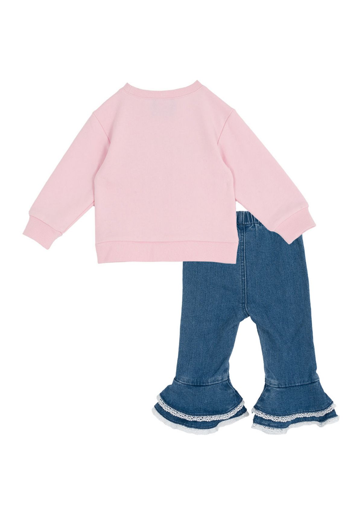 Baby Girls Howdy Graphic Shirt and Flare Jeans
