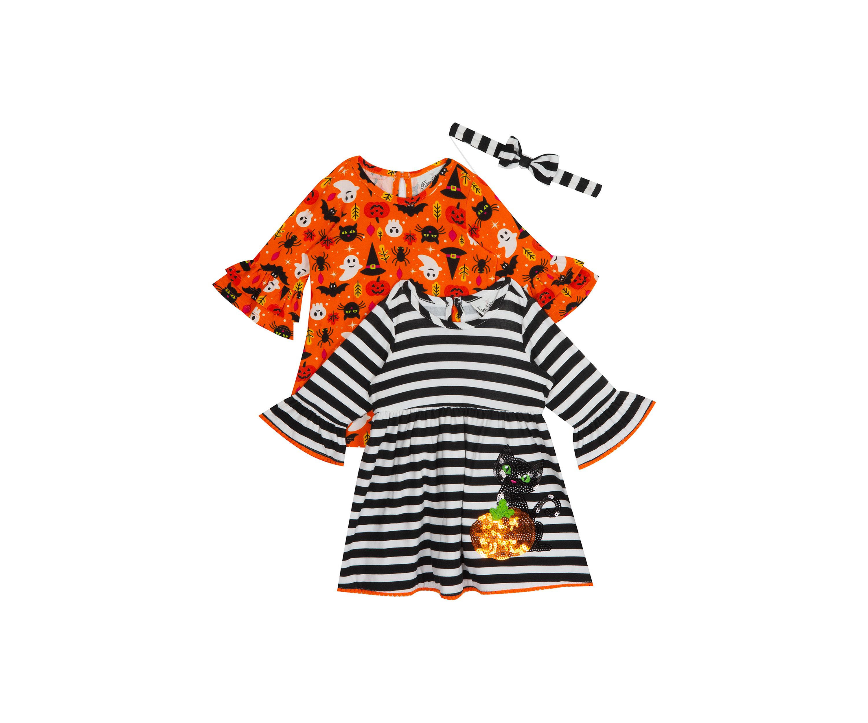 Baby Girls Halloween Dress - 2 Pack