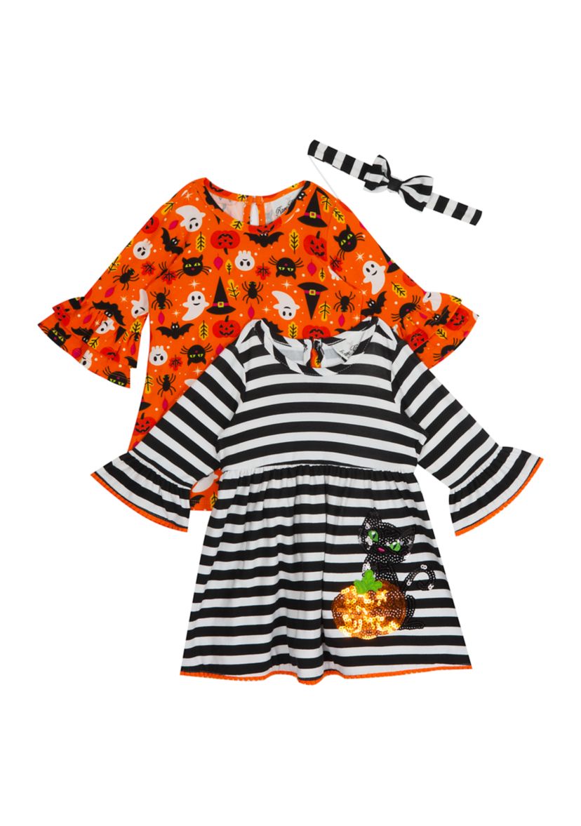 Baby Girls Halloween Dress - 2 Pack
